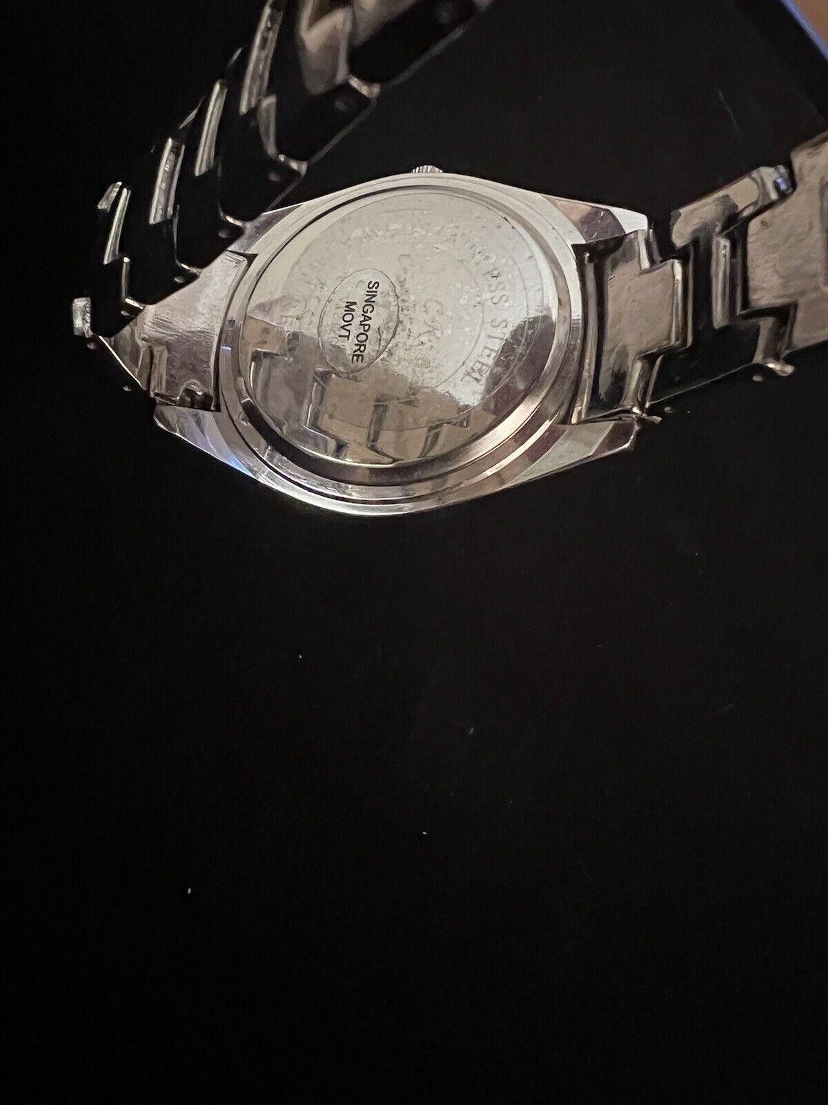 Designer VTG Charles Raymond Man's Quartz Watch Working Blue Dial Size ONE SIZE - 6 Thumbnail