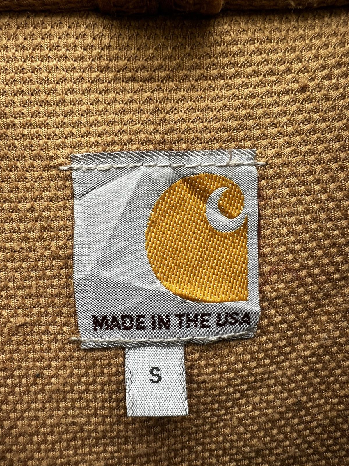 Carhartt VTG Carhartt J131 BRNThermal Lined Hoodie Jacket Made In USA Size US L / EU 52-54 / 3 - 2 Thumbnail