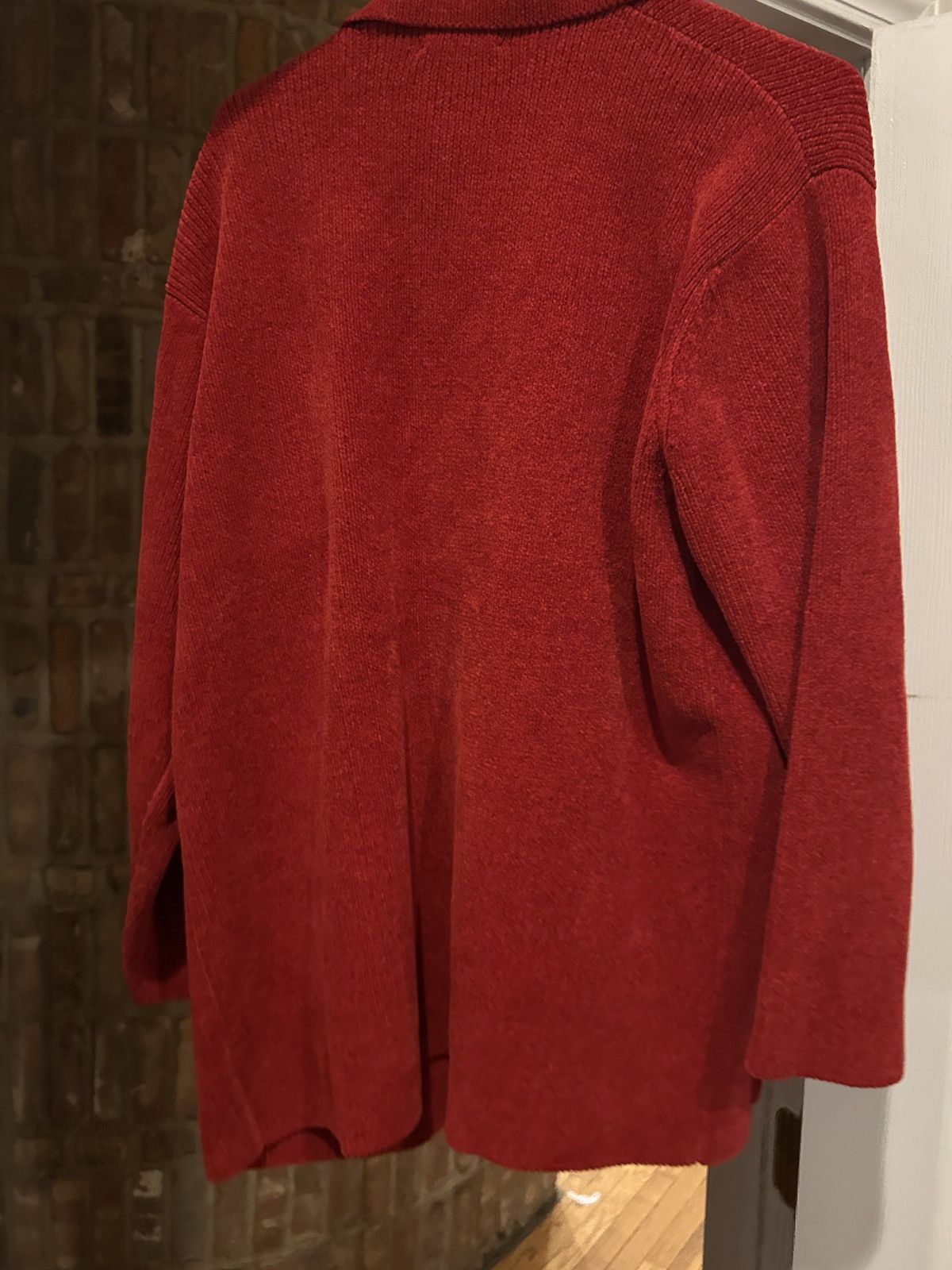 Ralph Lauren Vintage Lauren Ralph Lauren Red Cardigan Size L / US 10 / IT 46 - 7 Thumbnail