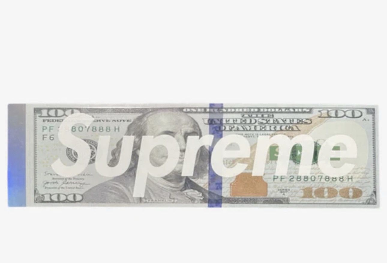 Supreme Supreme C Note Sticker New Size ONE SIZE - 1 Preview