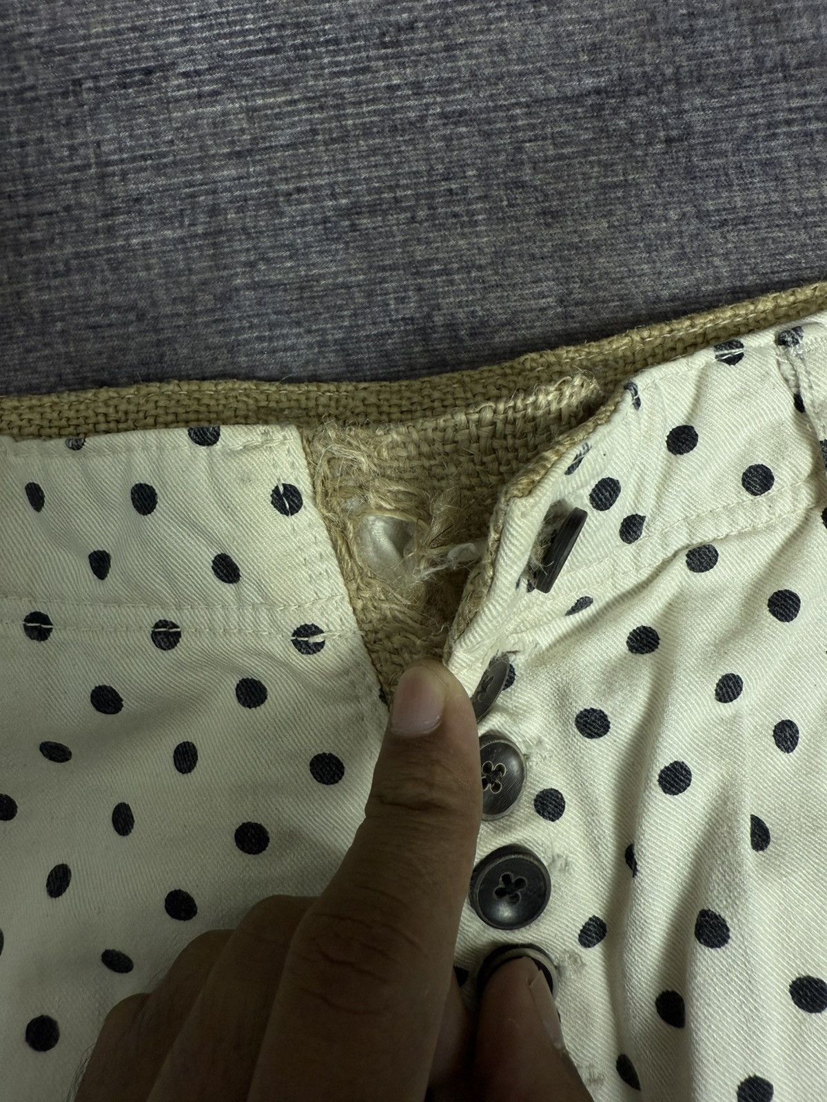 Kapital VINTAGE KAPITAL POLKADOT PANTS Size US 29 - 6 Thumbnail