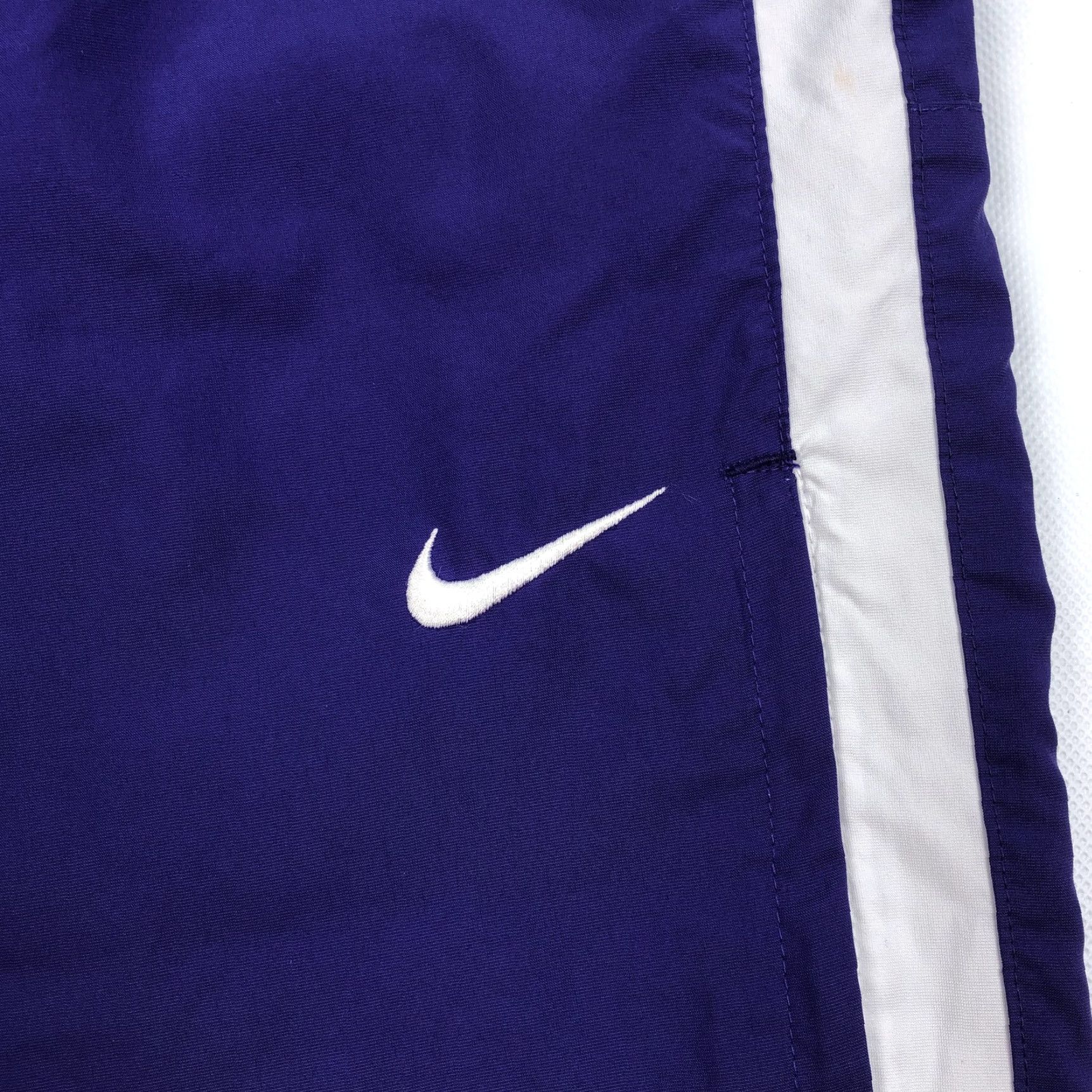 Nike Nike Team Men L Large Purple Polyester Activewear Track Pants Vintage Size US 33 - 2 Thumbnail
