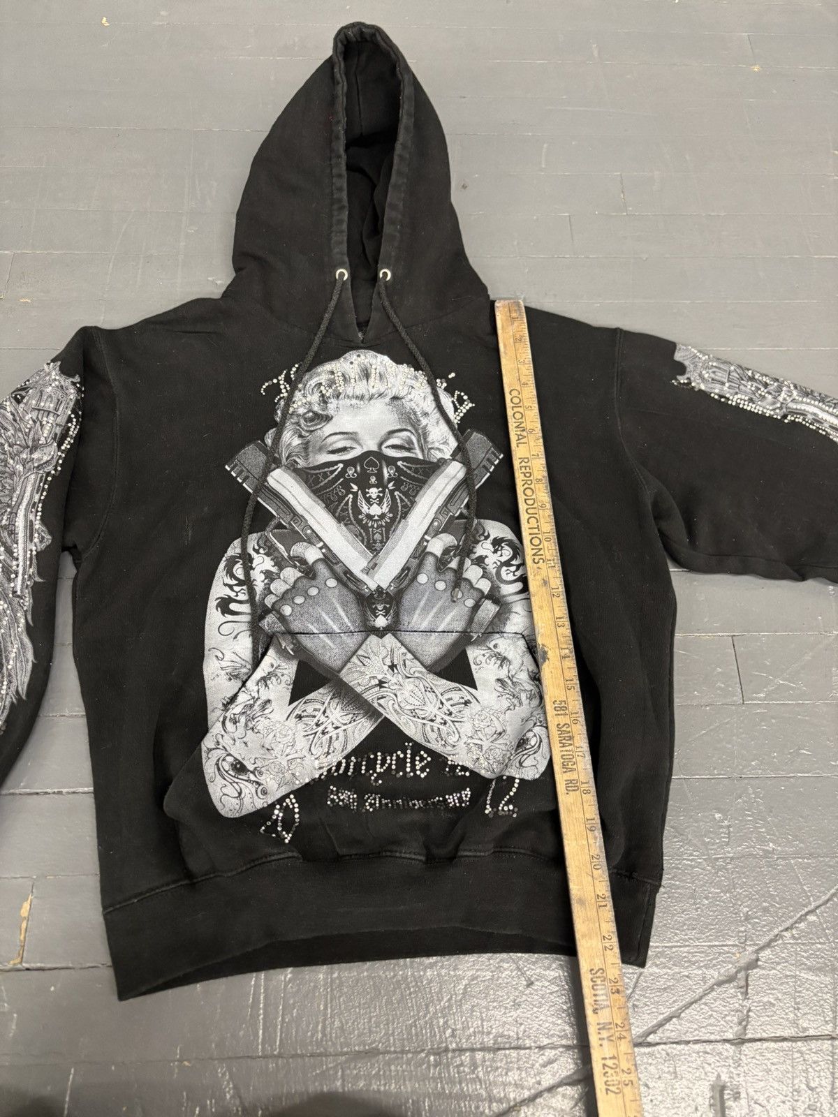 Affliction × Vintage Y2K pacific & company affliction style hoodie Size S / US 4 / IT 40 - 6 Thumbnail