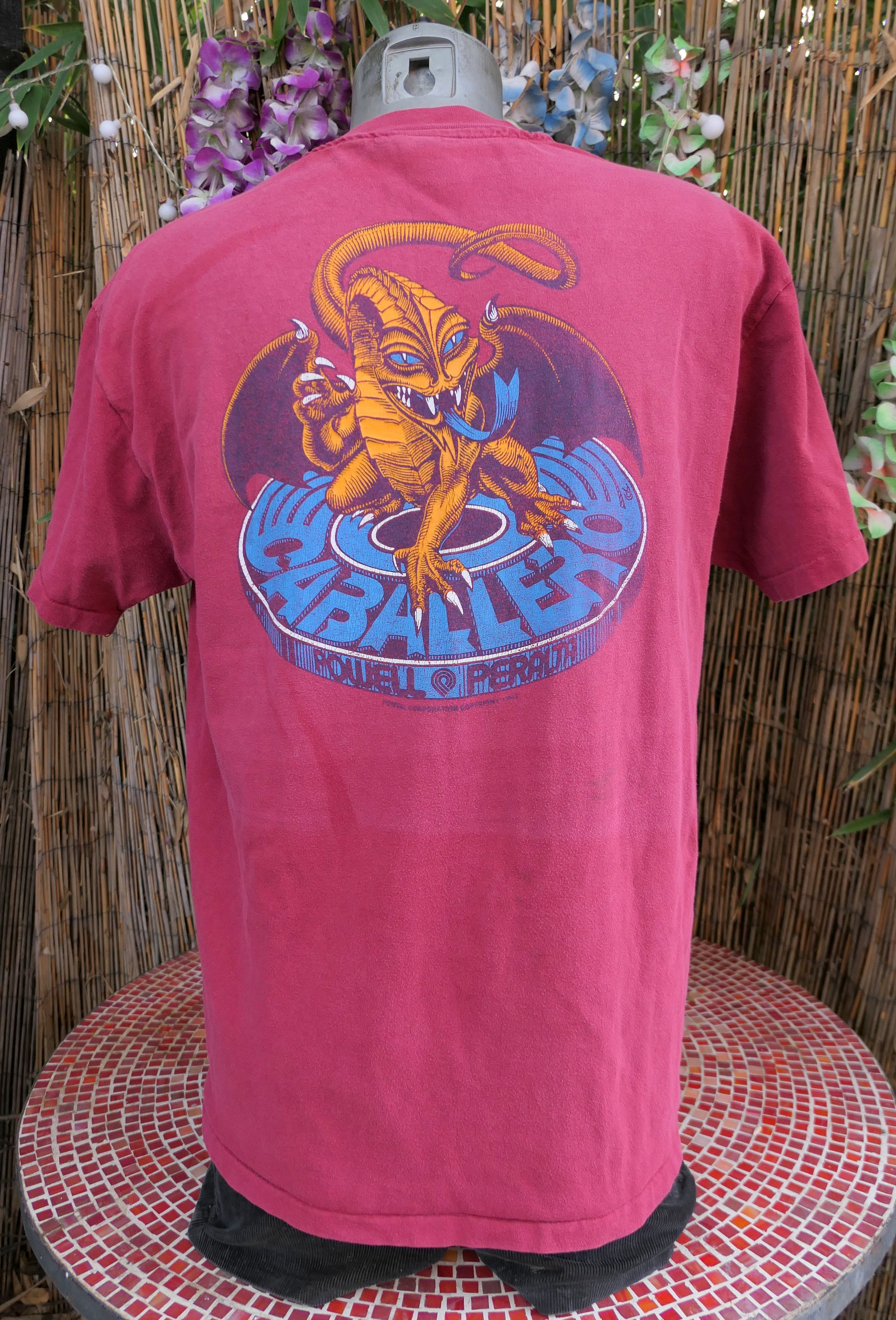 Vintage 80's Vintage 1980 Steve Caballero Powell Peralta T Shirt L Size US L / EU 52-54 / 3 - 1 Thumbnail