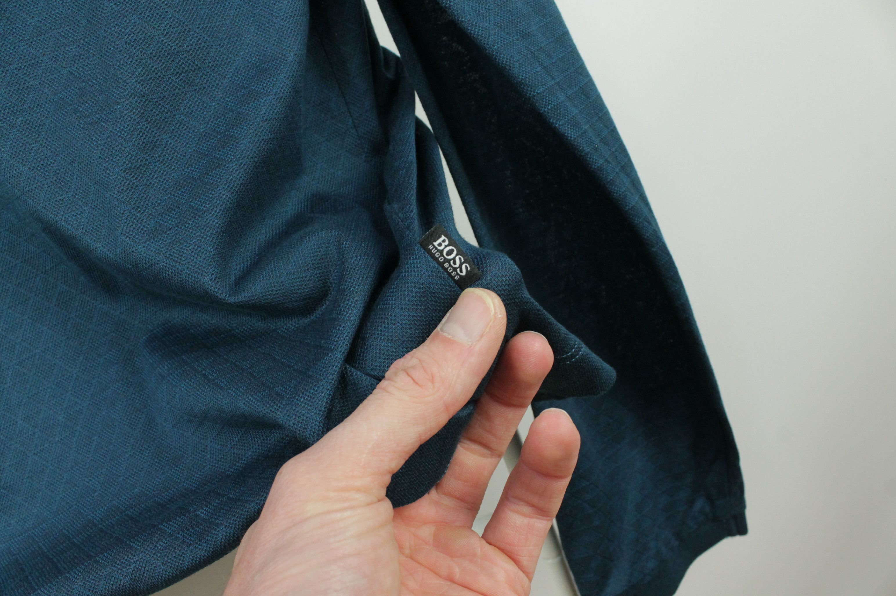 Designer × Hugo Boss Hugo Boss Italian Fabric L/S Regular Fit Polo Shirt Men's Size US M / EU 48-50 / 2 - 6 Thumbnail