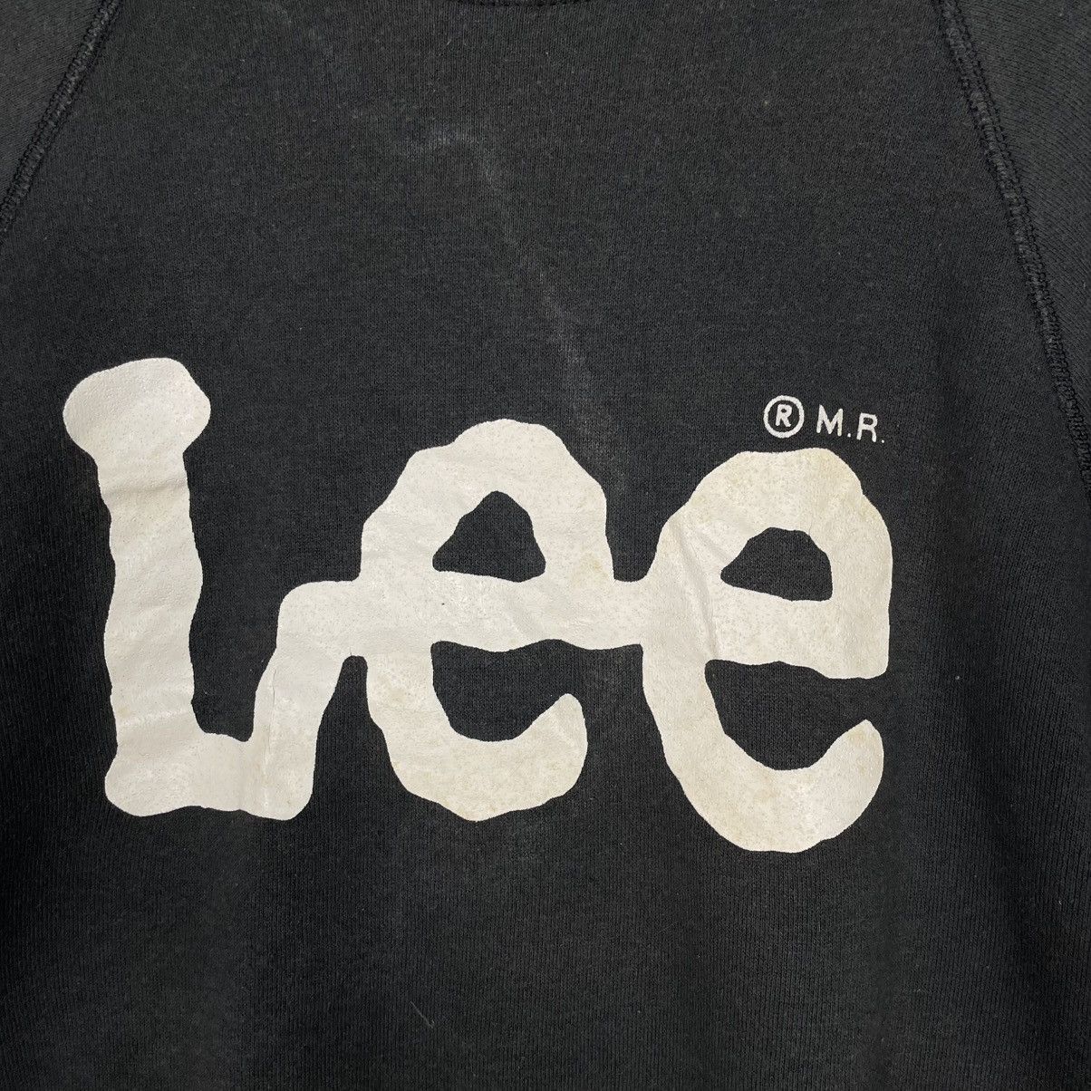 Lee Vintage 80s Lee Big Logo Sweatshirt Made In USA Size US M / EU 48-50 / 2 - 10 Thumbnail