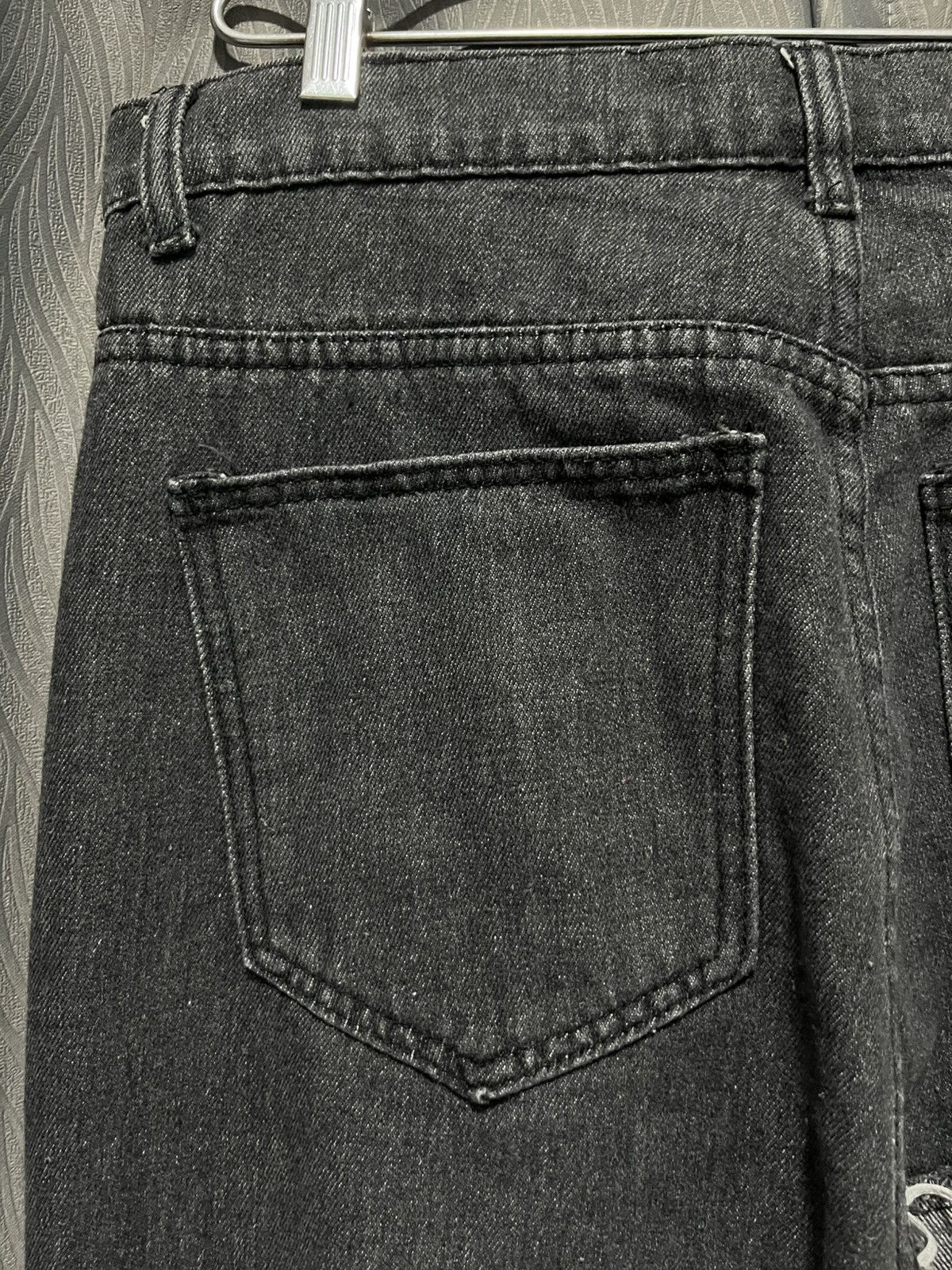 Japanese Brand Shein Flare Leg Hagi Jeans Baggy Size US 33 - 8 Thumbnail