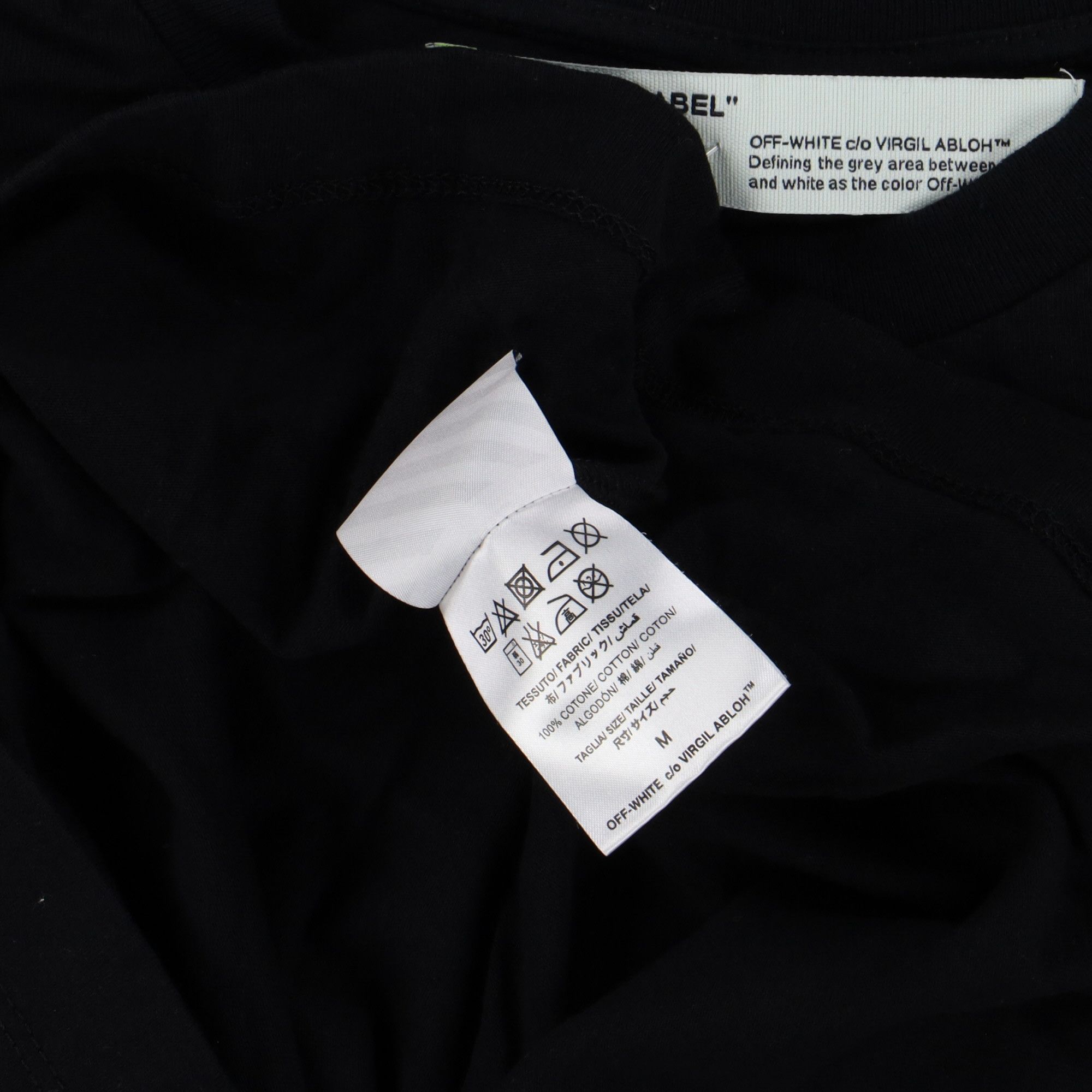 Off-White Black Worker Arrows Logo Double Layer LS T-Shirt Size US M / EU 48-50 / 2 - 10 Thumbnail