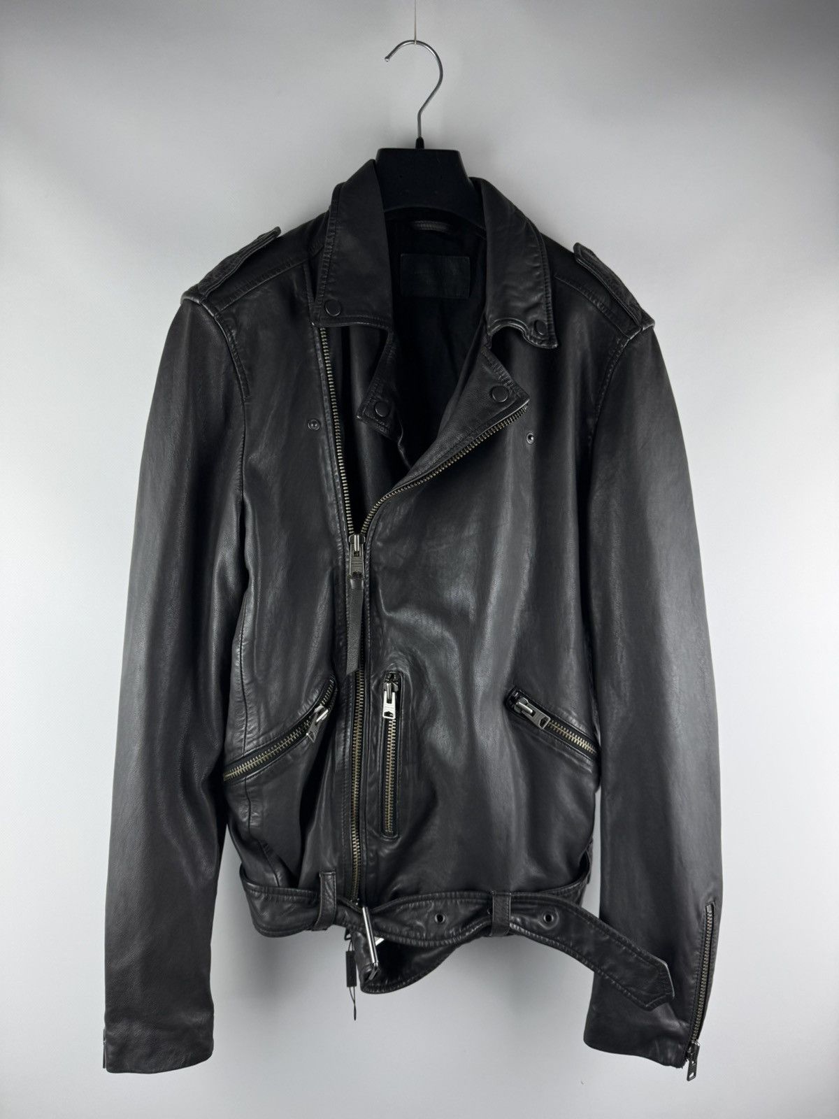 Allsaints New! Allsaints Ryder Leather Jacket Size US M / EU 48-50 / 2 - 1 Thumbnail