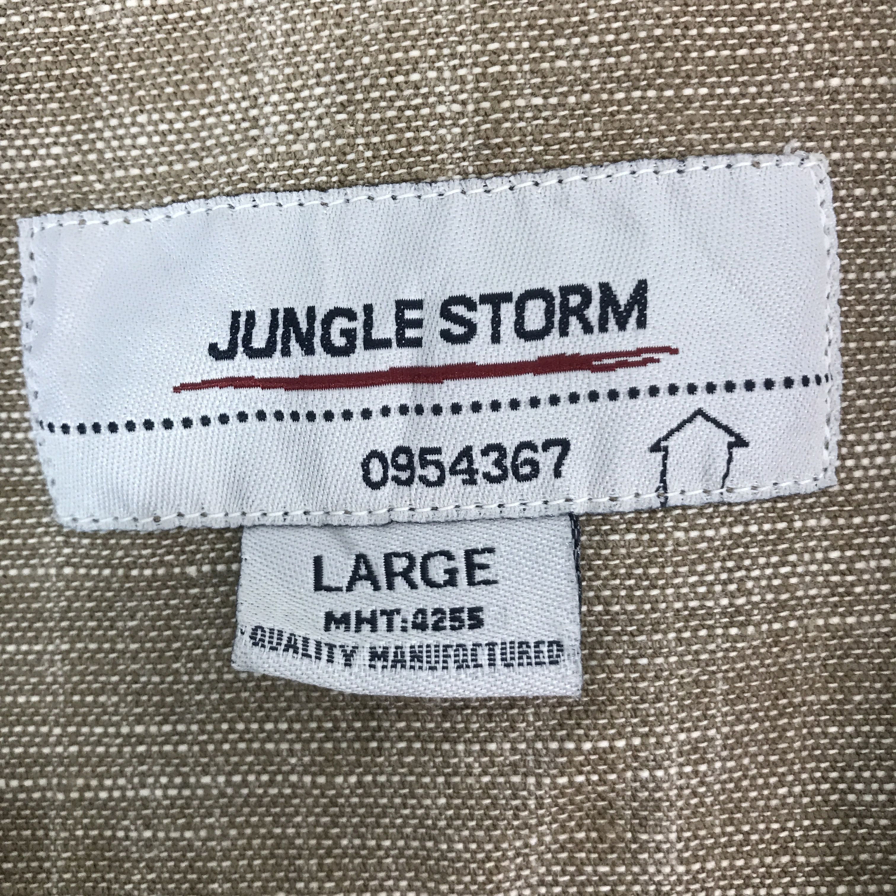 Japanese Brand JUNGLE STORM TRACKER BUTTON JACKET K61B19 Size US L / EU 52-54 / 3 - 9 Thumbnail