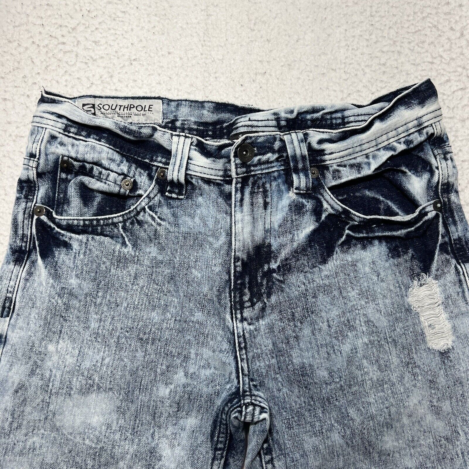 Southpole Vintage Southpole 32 Jean Shorts 12" Ins Hip Hop Grunge Y2K Size US 32 / EU 48 - 2 Thumbnail