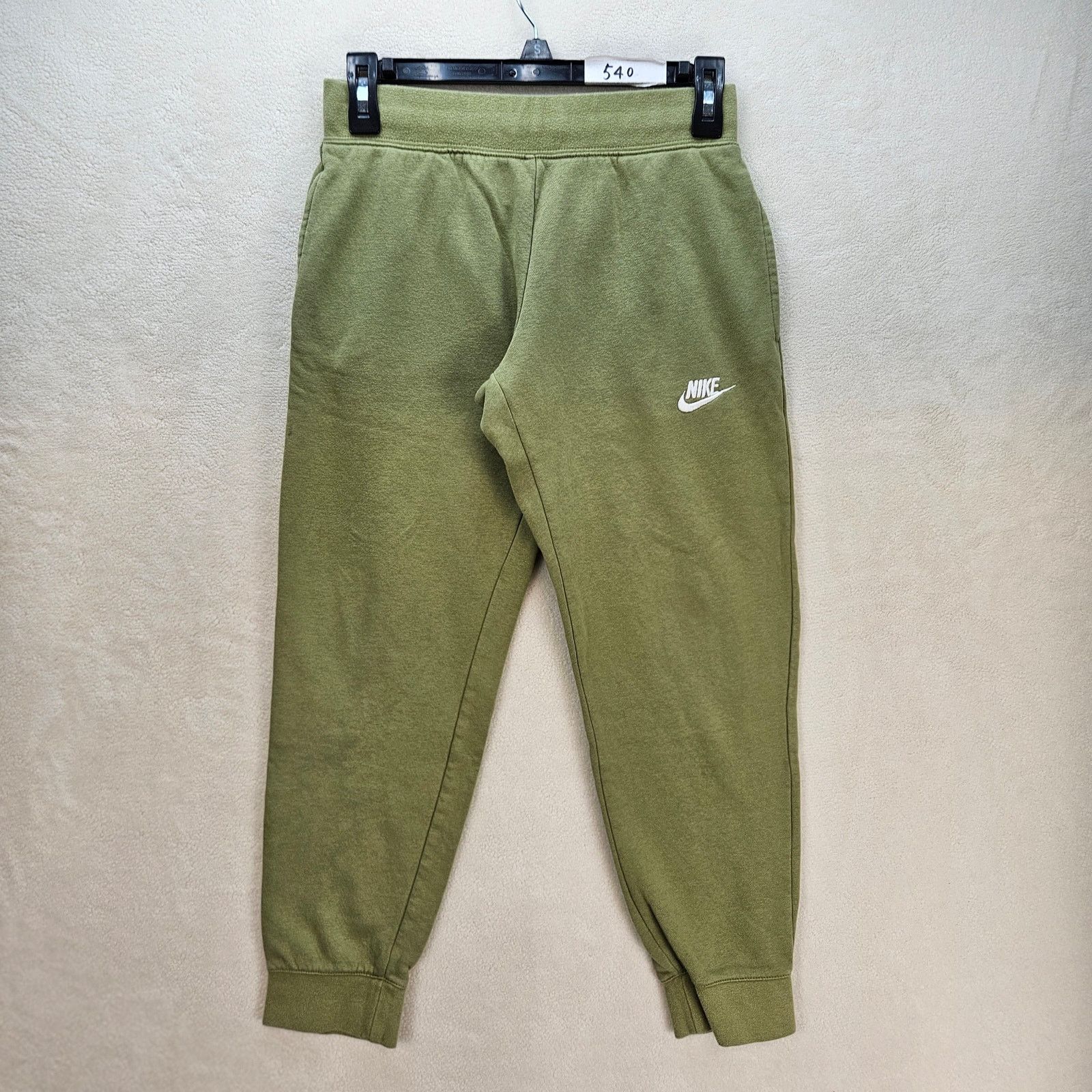 Nike NIKE GIRLS MEDIUM OLIVE GREEN JOGGER PANTS FLEECE Size 26" / US 2 / IT 38 - 1 Thumbnail