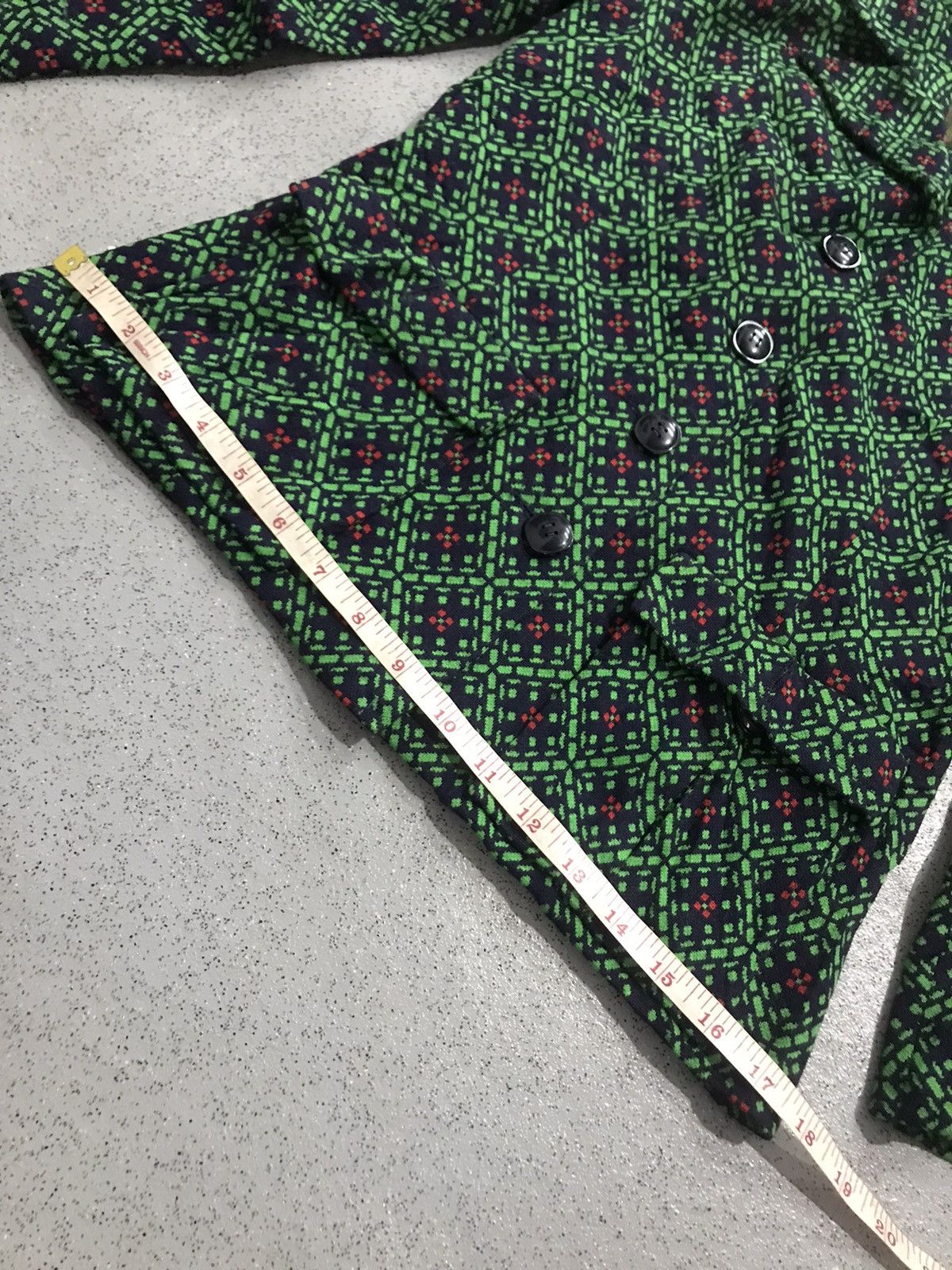 Designer × Japanese Brand × Vintage Vintage Mirsa Italy women green blazer Size S / US 4 / IT 40 - 9 Thumbnail