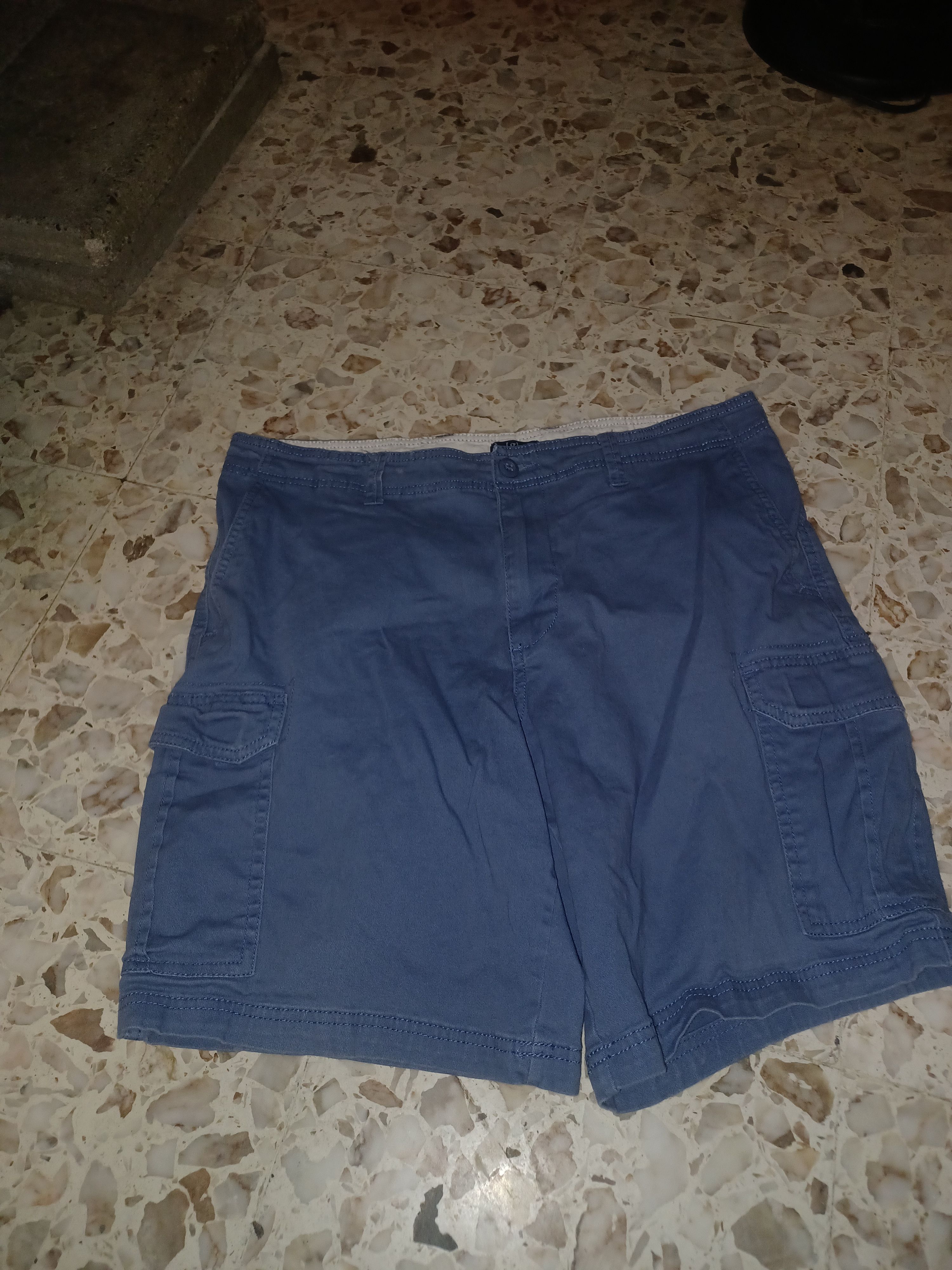 Other George Men's Cargo Shorts SZ 34 Blue Size US 34 / EU 50 - 1 Thumbnail