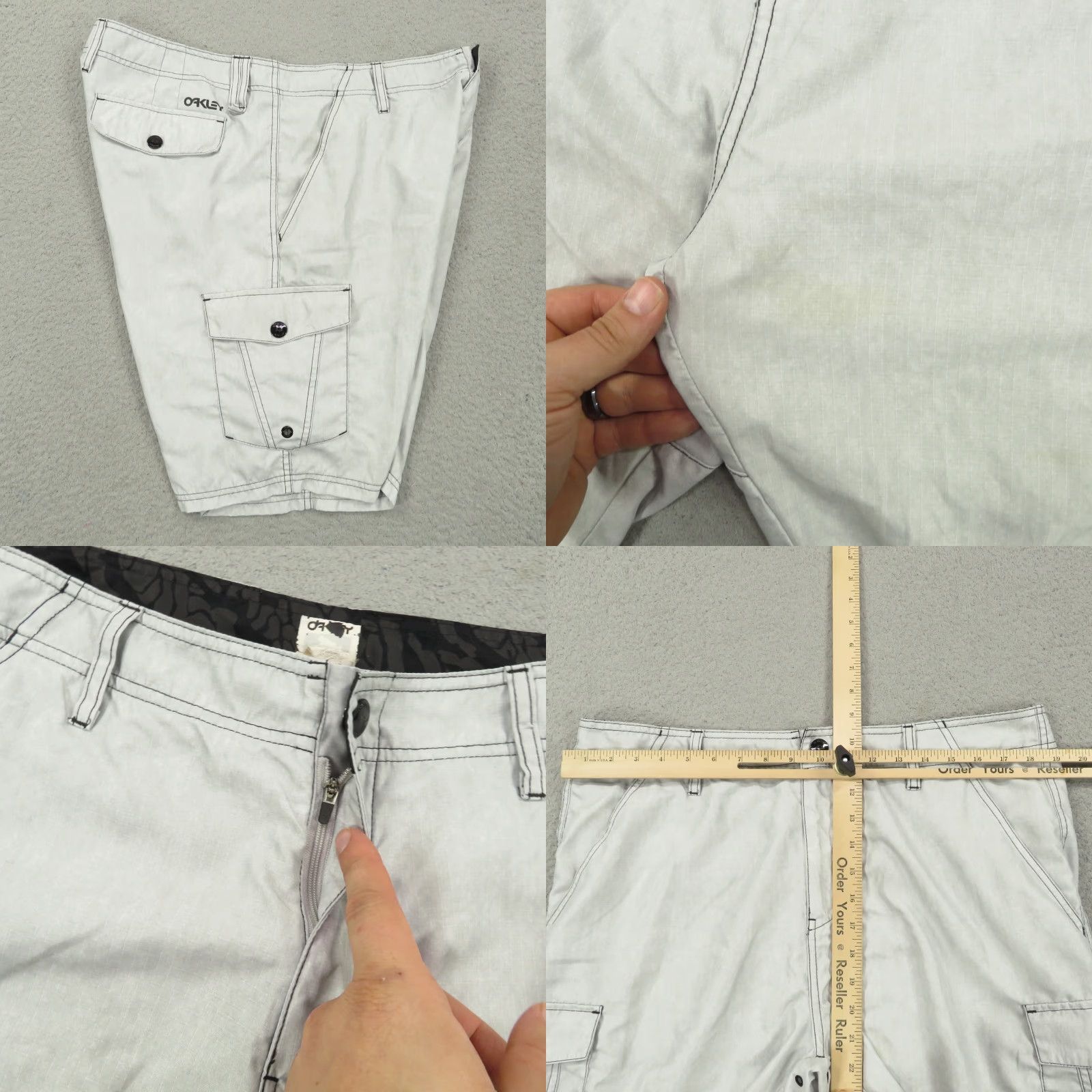 Oakley **Oakley Frogyle Light Grey Mens Swim Trunks** User: **Oakley Frogyle Light Grey 36 Mens Swim Trunks** Size US 36 / EU 52 - 8 Thumbnail