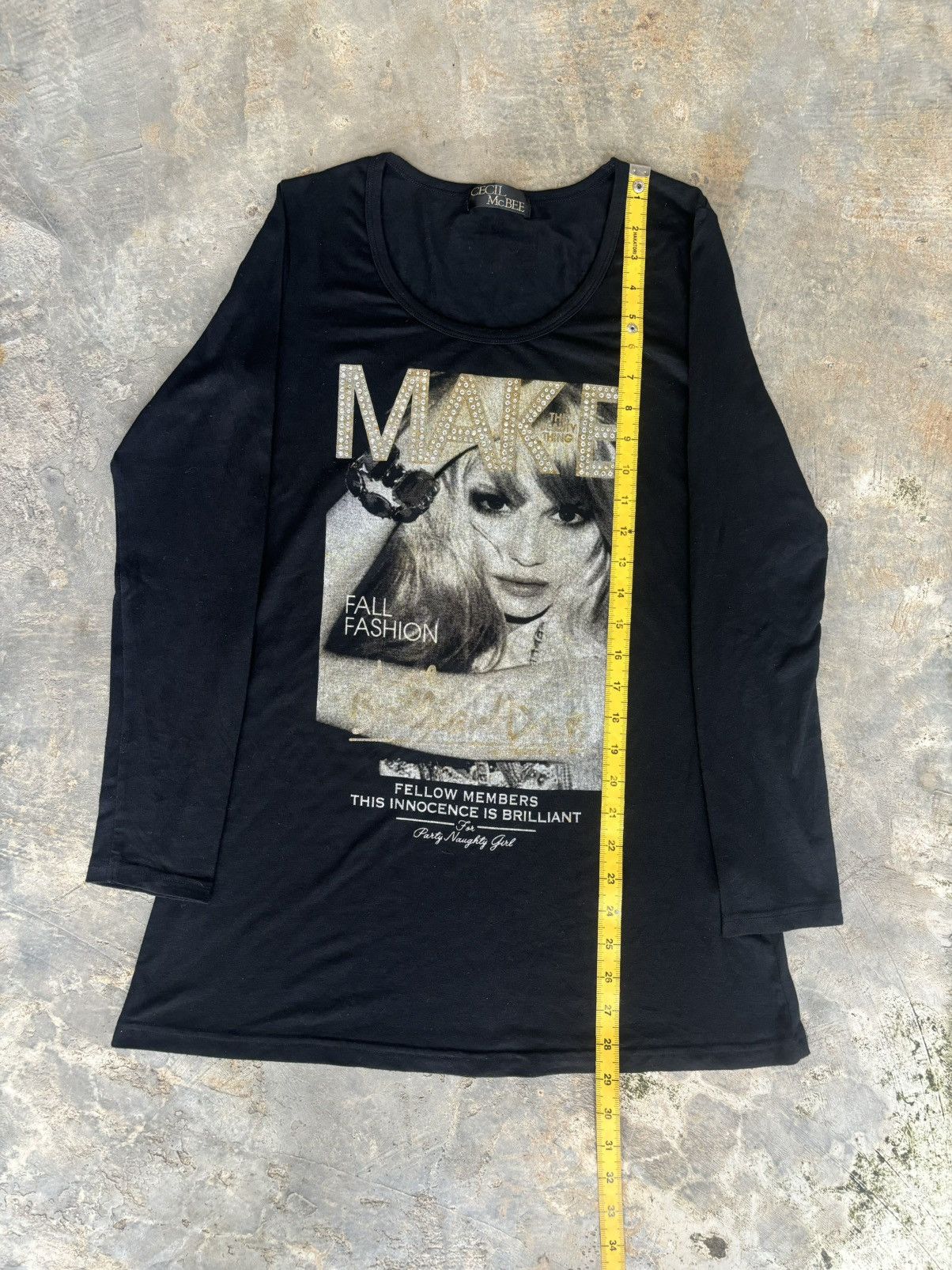 Hysteric Glamour × If Six Was Nine × Japanese Brand Y2k Cecil McBEE Make Hysteric Glamour Style Longsleeve Size US M / EU 48-50 / 2 - 9 Thumbnail