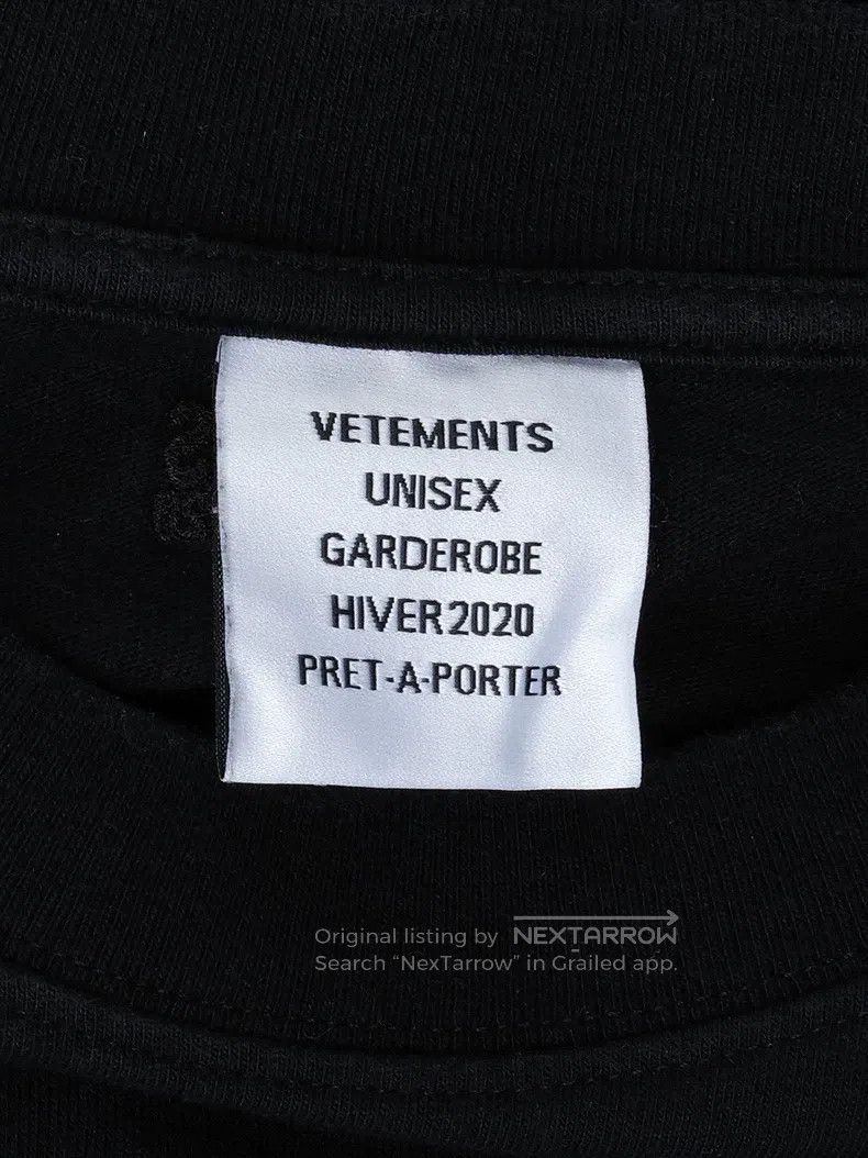 Vetements Vetements Extra Large Logo Printed T-Shirt Size US S / EU 44-46 / 1 - 6 Thumbnail