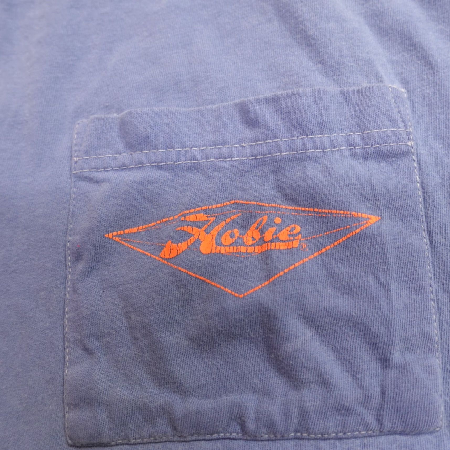 Vintage VINTAGE American Vintage Hobie Shirt T-Shirt Short Sleeve Crew Neck Double-Sided Graphic Print Blue L Mens Size US L / EU 52-54 / 3 - 7 Thumbnail