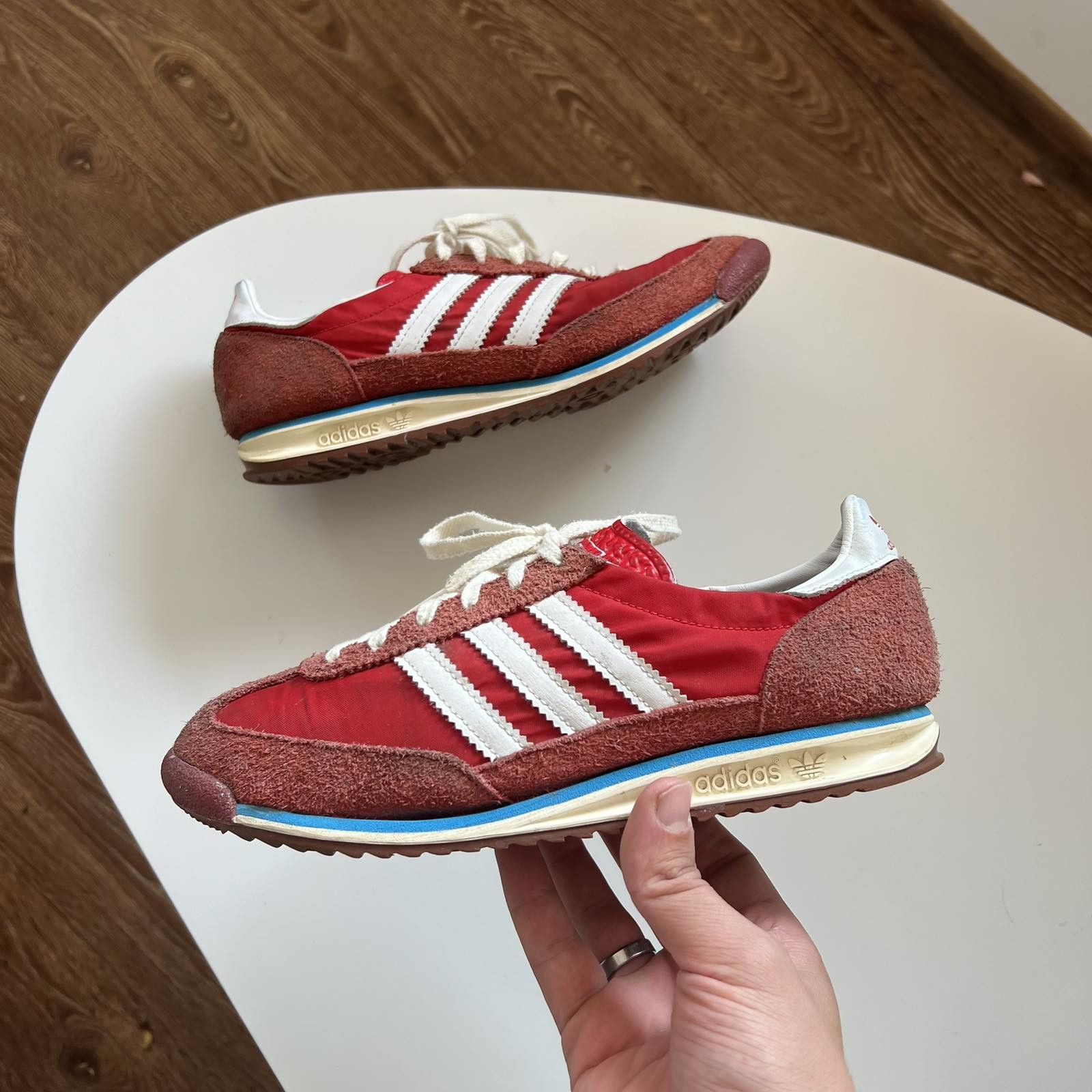 Adidas × Vintage Vintage Sneakers Adidas Originals SL Sz 39 Size US 6 / EU 39 - 1 Thumbnail