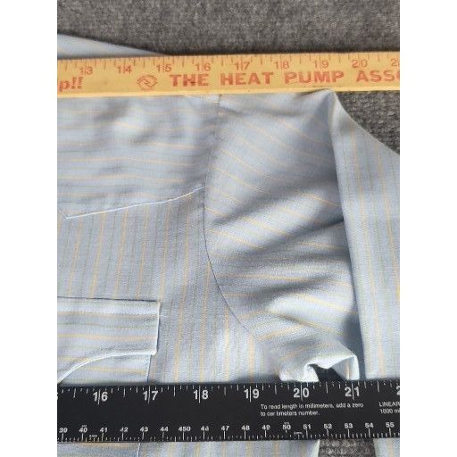 Vintage H bar C Ranchwear Button Up Shirt Men Sz M Striped Long Tail Size US M / EU 48-50 / 2 - 3 Thumbnail