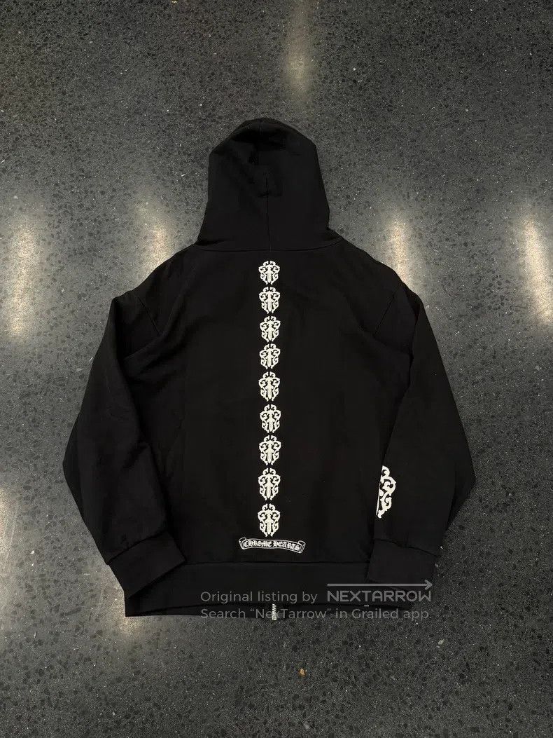Chrome Hearts CHROME HEARTS Size M Black zipper hoodie Super sword printe Size US M / EU 48-50 / 2 - 2 Thumbnail