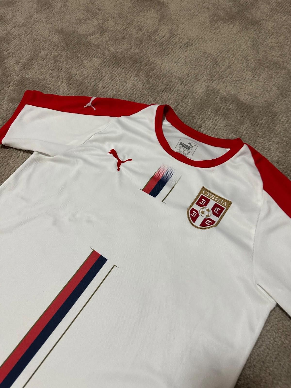 Puma Puma 2018-20 Serbia Away Football Shirt Soccer Jersey Sz M Size US M / EU 48-50 / 2 - 3 Thumbnail