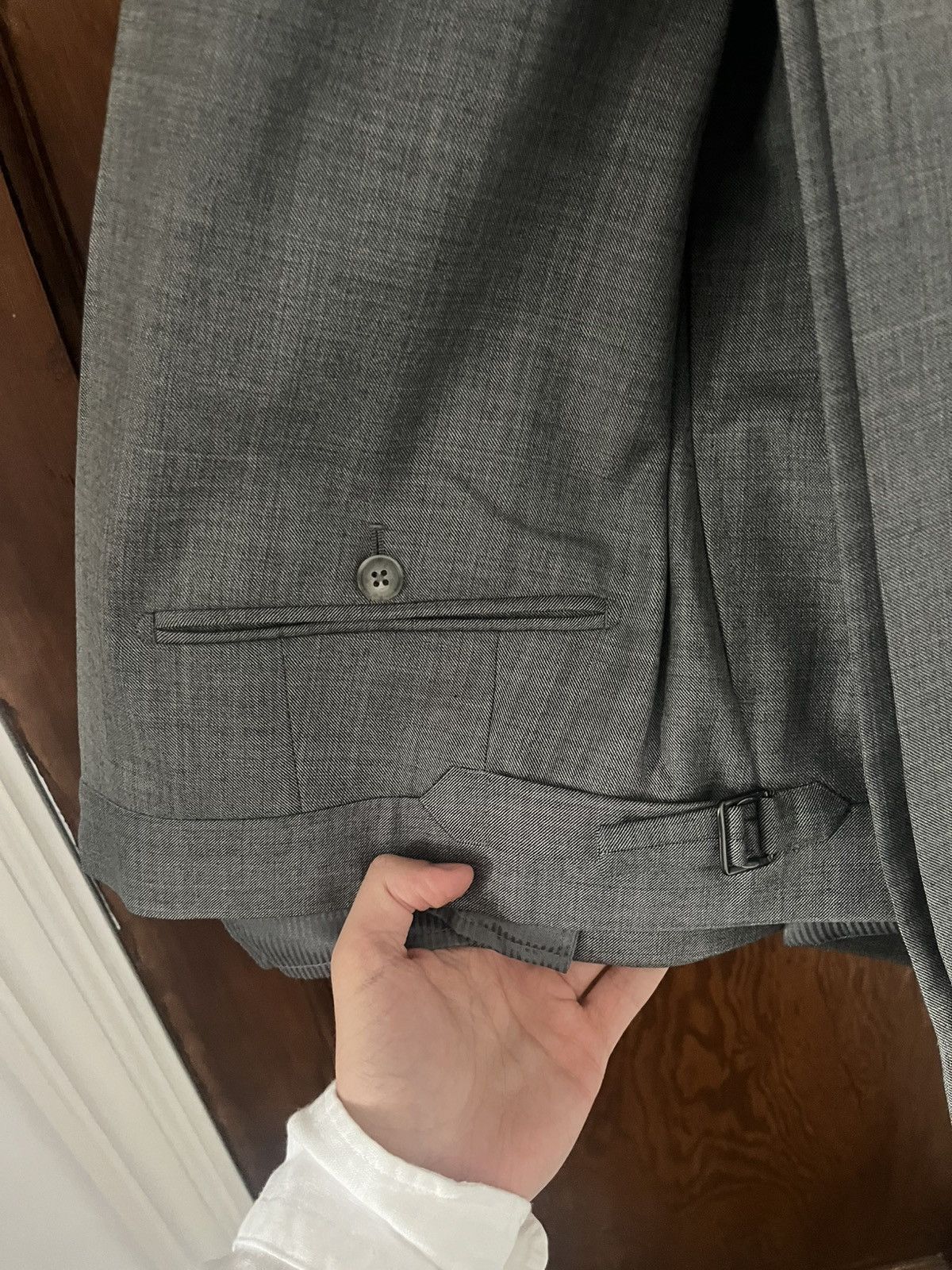 Tom Ford Tom Ford wool grey Fit Y suit size 52 w36 new Size 42R - 9 Thumbnail