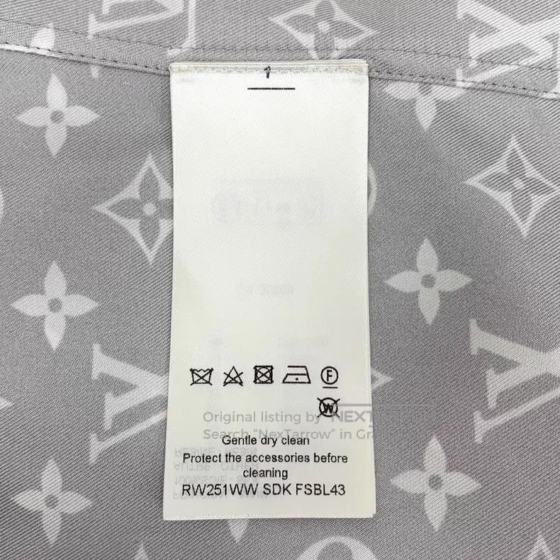 Louis Vuitton Louis Vuitton Silver logo presbyopic printed mulberry silk Size XXS / US 00 / IT 34 - 6 Thumbnail