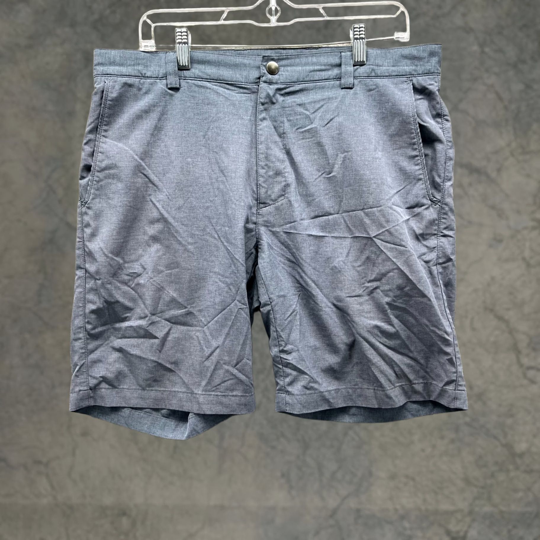 Peter Millar Peter Millar Shorts Mens 34 Blue Crown Sport Chino Flat Front Performance Golf Casual Sports Stretch Chino Size US 34 / EU 50 - 1 Thumbnail
