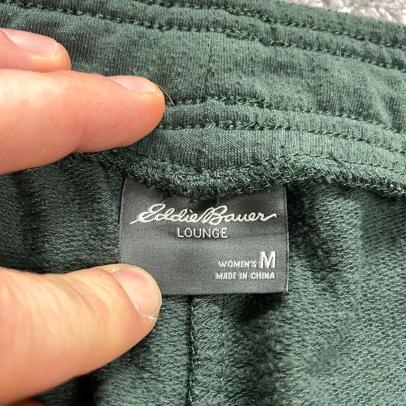 Eddie Bauer VINTAGE Eddie Bauer Lounge Sweatpants Womens Medium Green Tapered Pull On Casual 30x28 Size 32" / US 10 / IT 46 - 6 Thumbnail