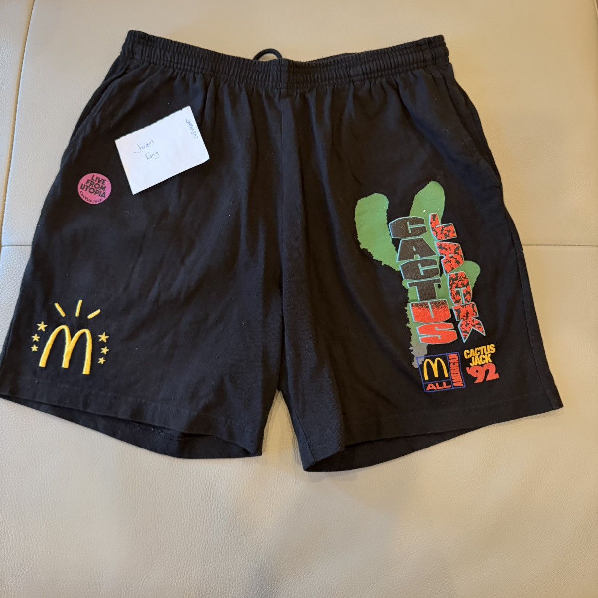 Travis Scott Travis Scott x McDonalds Cactus Jack All American Shorts |  Grailed