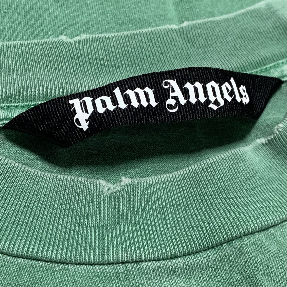 Palm Angels Palm Angels Medium Bear Head Green Tee Distressed Size US M / EU 48-50 / 2 - 5 Thumbnail