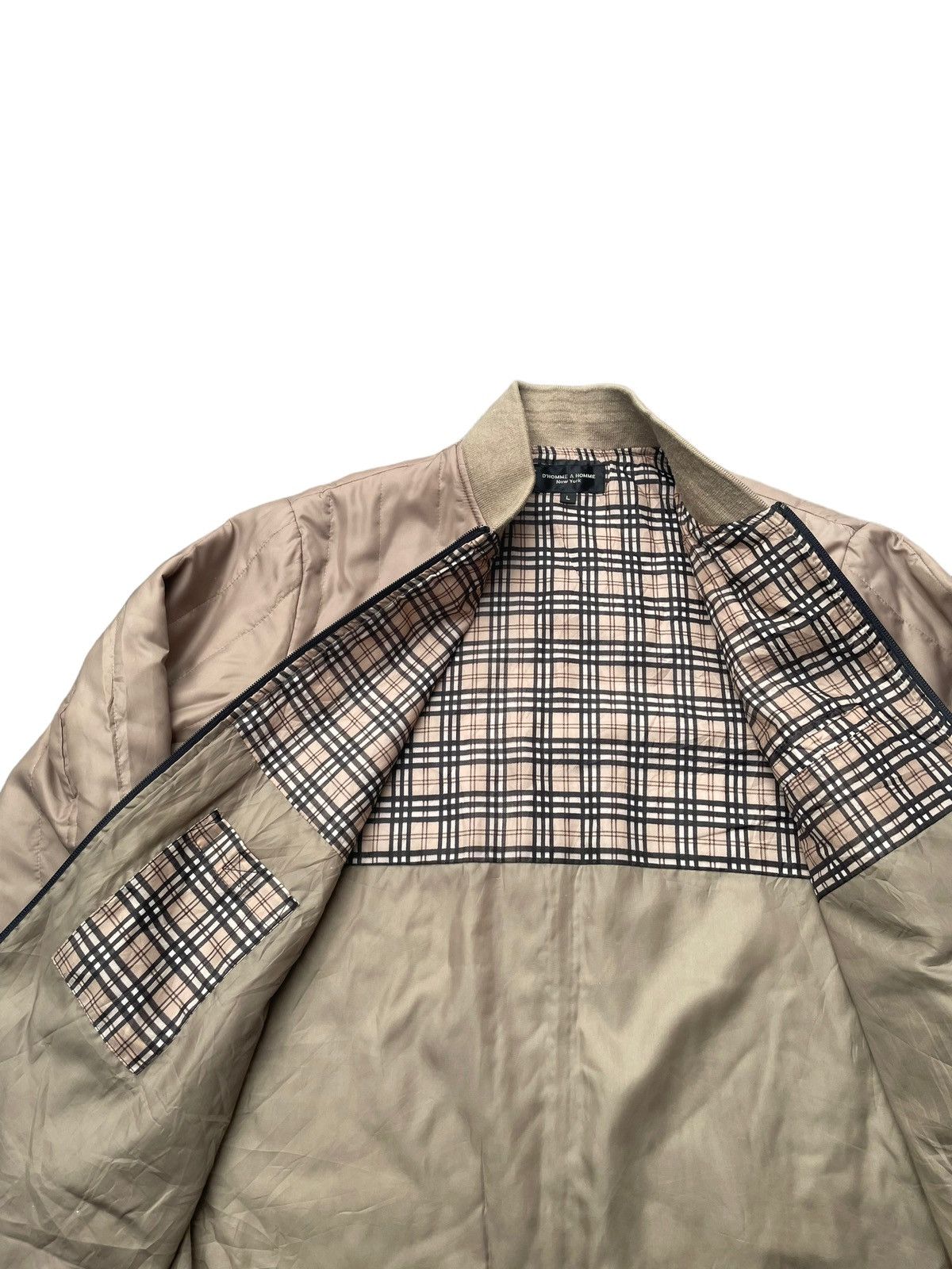 Designer D Homme A Homme New York Quilted Jacket Size US L / EU 52-54 / 3 - 6 Thumbnail