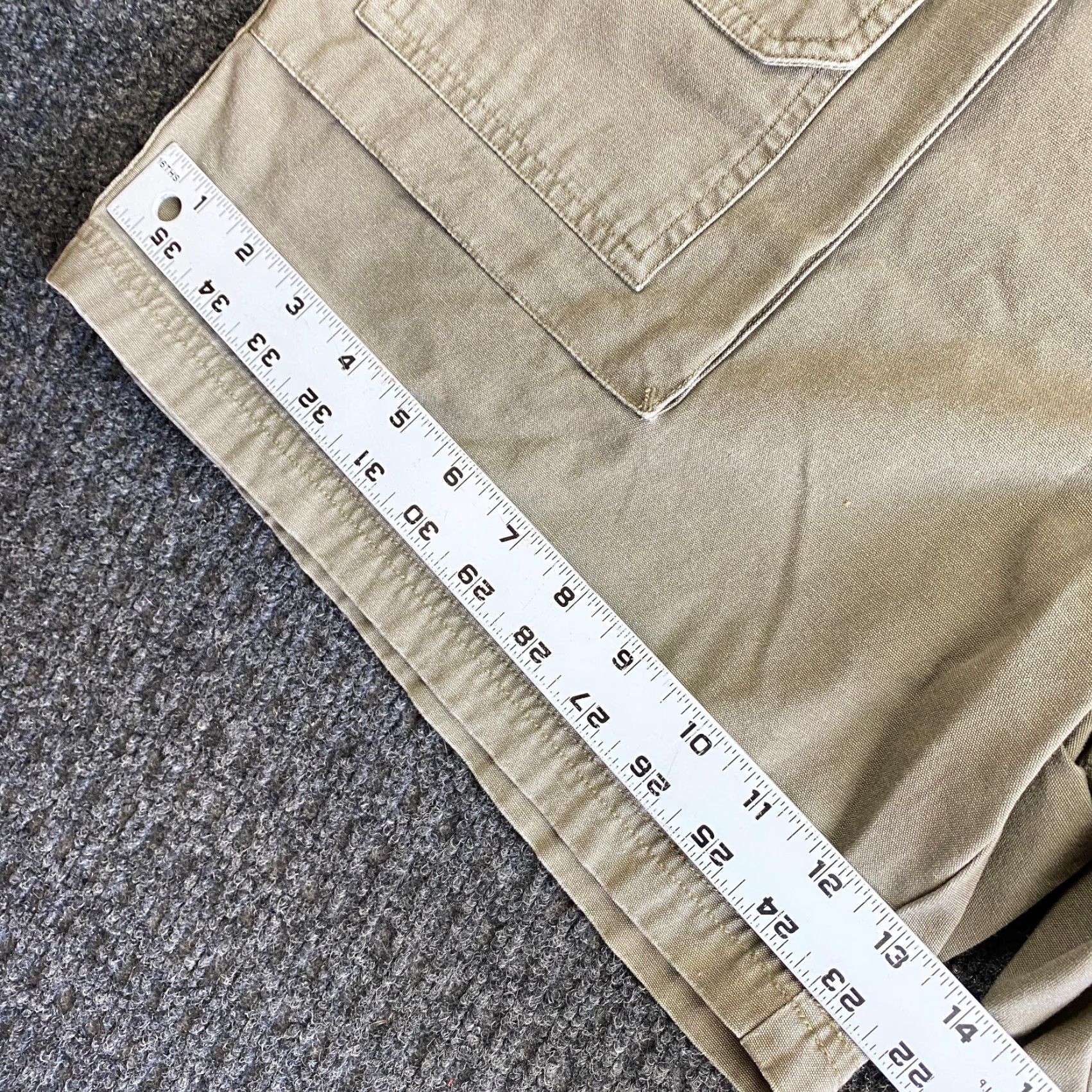 Vintage VINTAGE Cabela's Cargo Shorts Outdoor Green 40 Reg Men's Cotton Canvas Cargo Pocket 90s y2k Size US 40 / EU 56 - 7 Thumbnail
