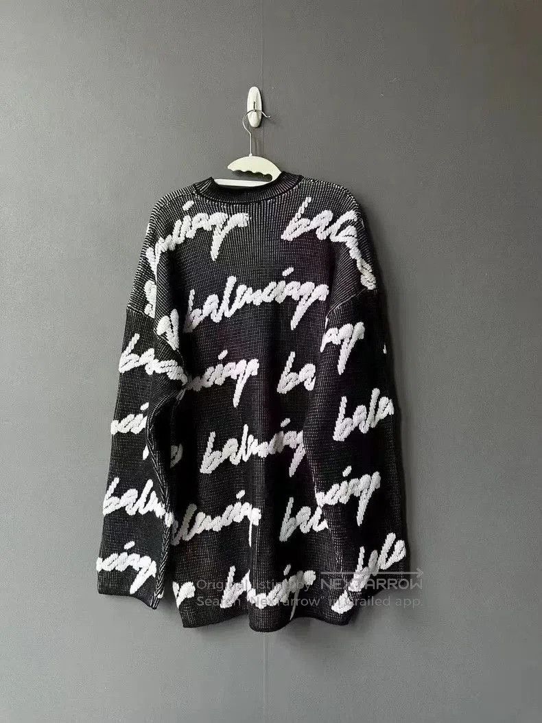 Balenciaga Balenciaga Script Logo Sweater. Size US XS / EU 42 / 0 - 2 Thumbnail