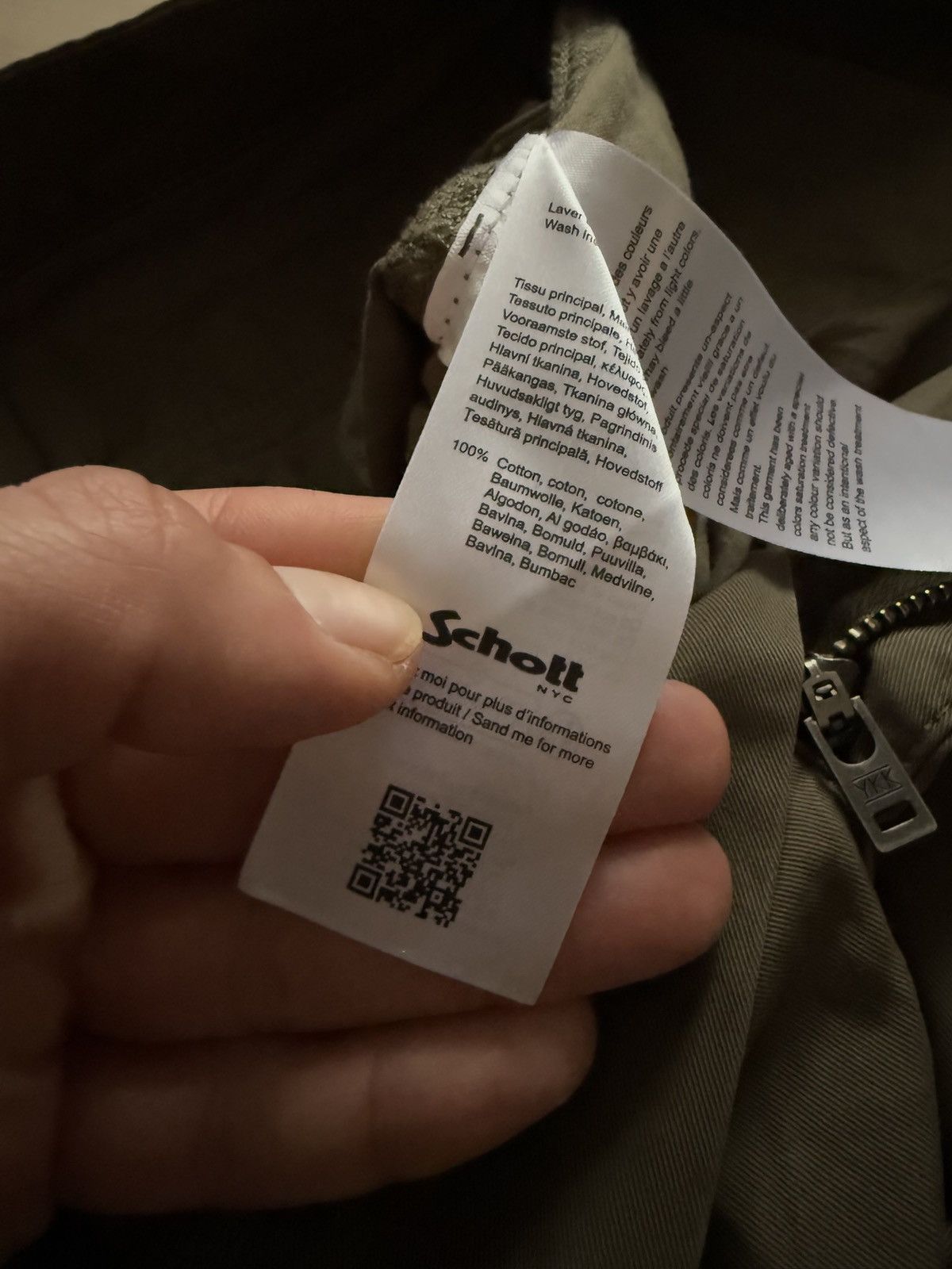 Schott Schott Cargo Pants Khaki Army Style Size US 30 / EU 46 - 12 Thumbnail