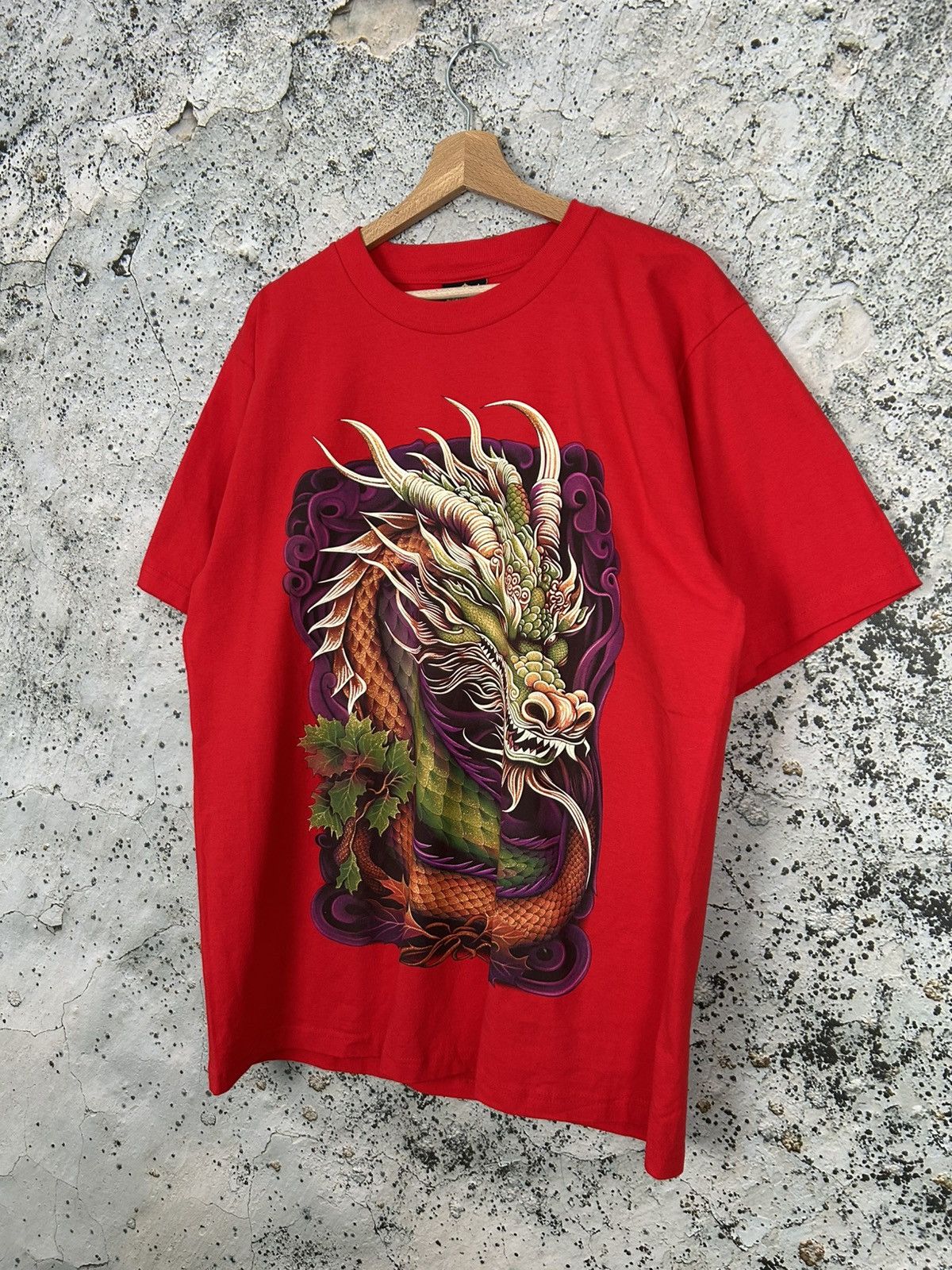 Vintage Vintage Dragon Japanese Graphic Tee Alternative Grunge Size US L / EU 52-54 / 3 - 2 Thumbnail