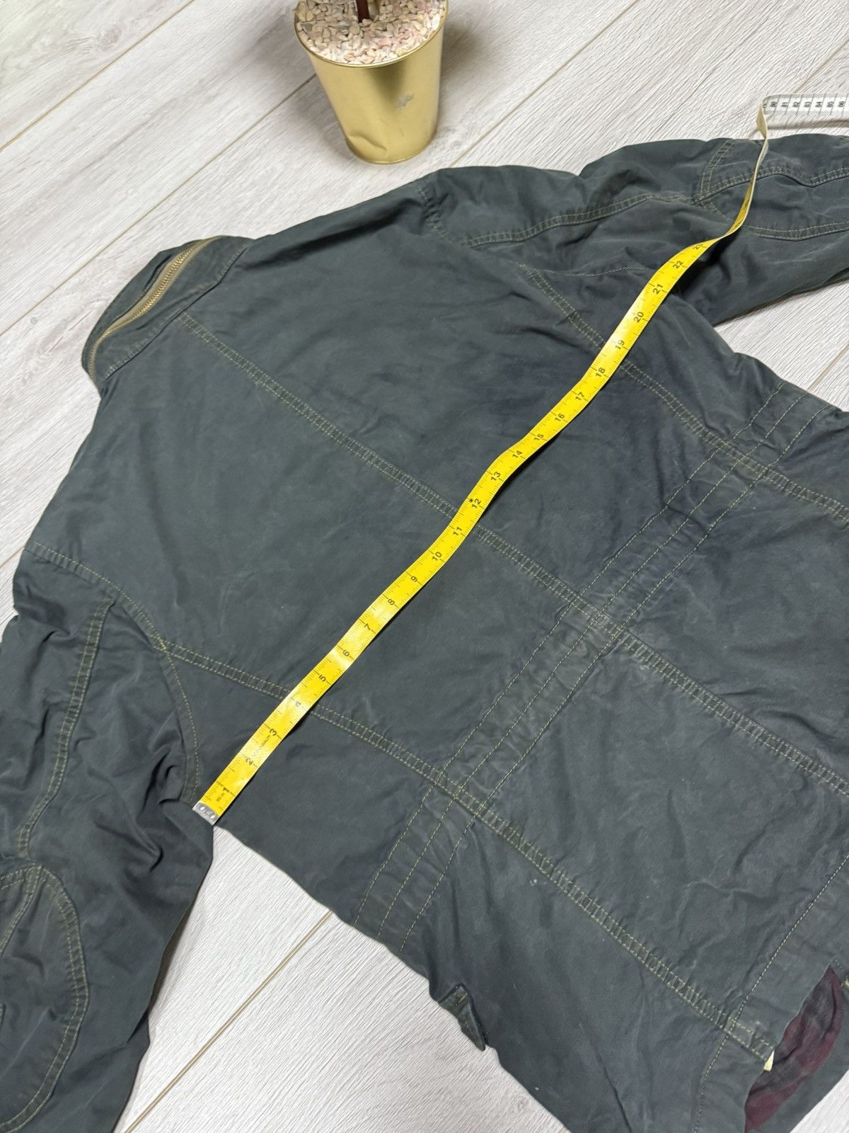 Diesel Diesel military zip buttons jacket washed Size US L / EU 52-54 / 3 - 12 Thumbnail
