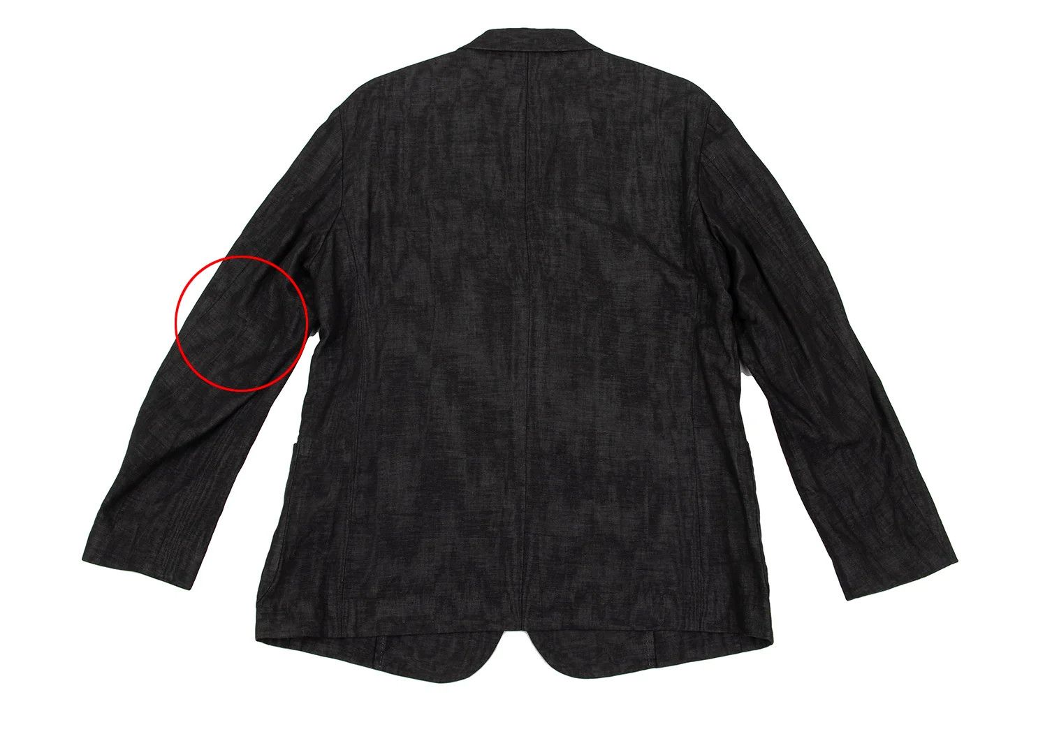 Issey Miyake Cotton Linen Glossy Tailored Jacket in Black Size 4 Size US XL / EU 56 / 4 - 14 Thumbnail