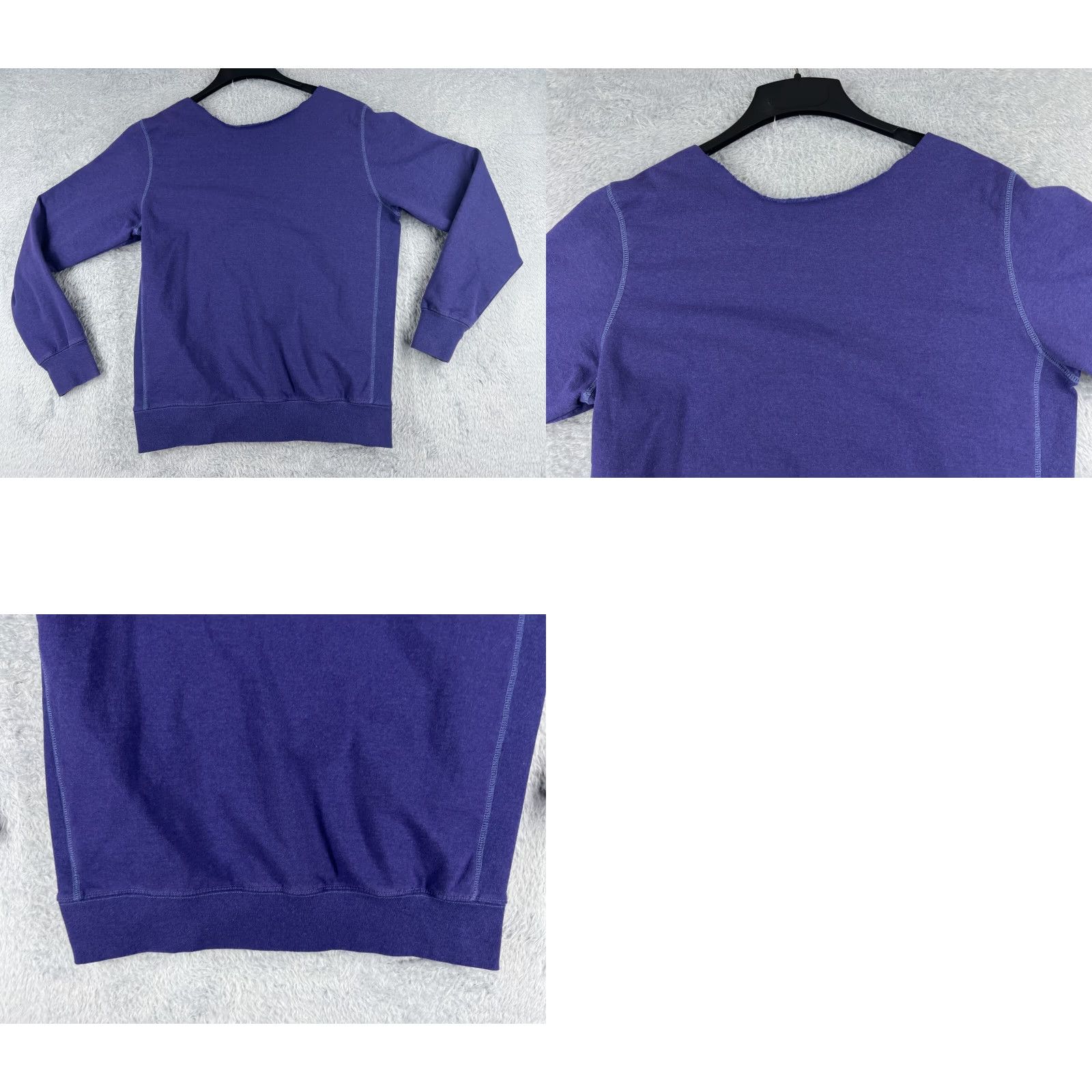 The North Face The North Face Sweater Womens Large Purple Long Sleeve Cotton Blend Jersey READ Size L / US 10 / IT 46 - 9 Thumbnail