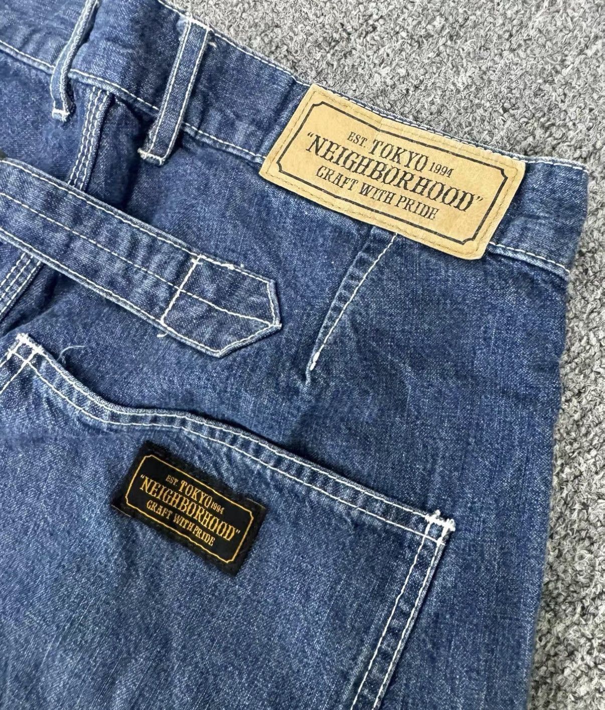 Gucci Blue Denim Wide-Leg Pants Size US 40 / EU 56 - 3 Thumbnail