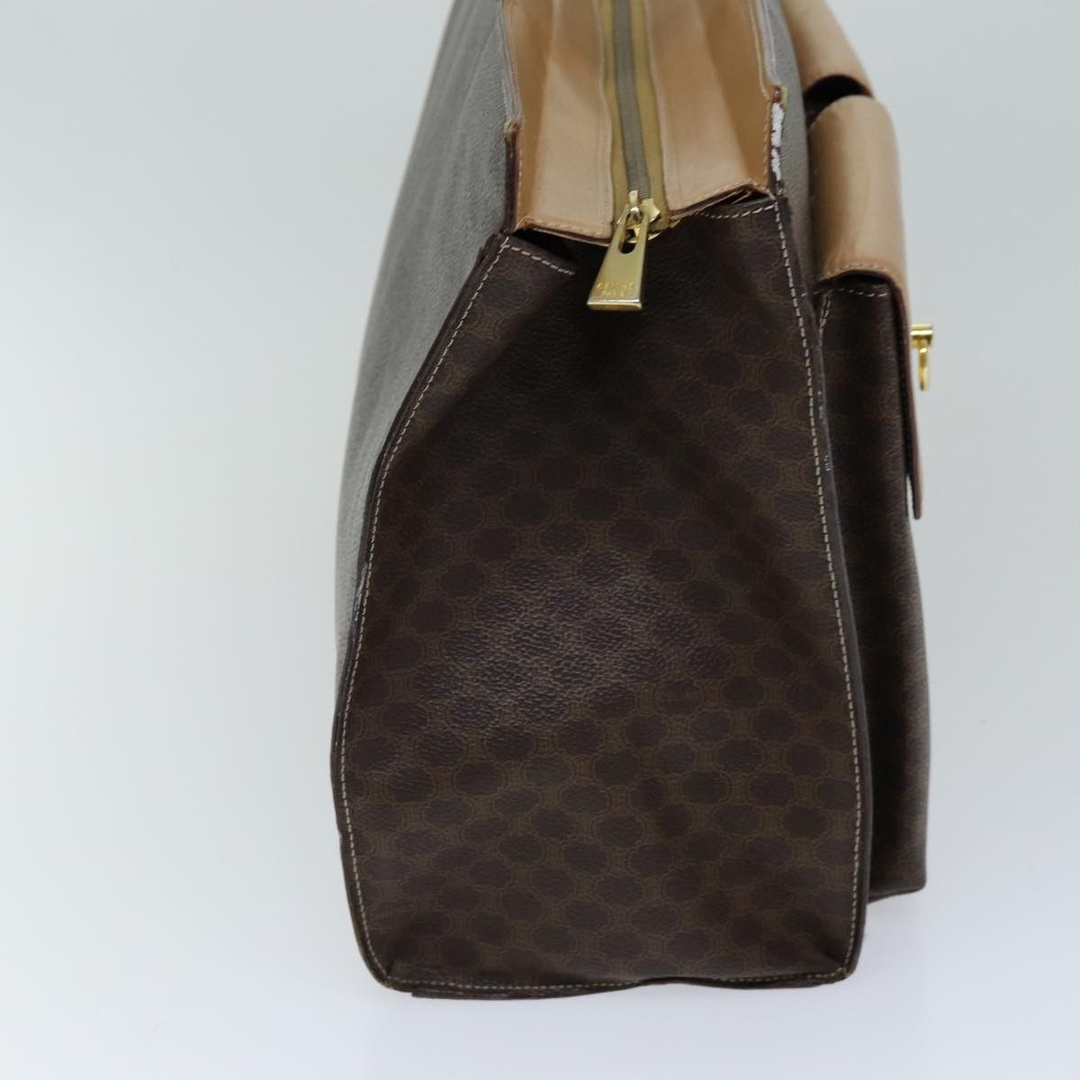 Celine CELINE Macadam Canvas Tote Bag Pvc Brown Size ONE SIZE - 9 Thumbnail