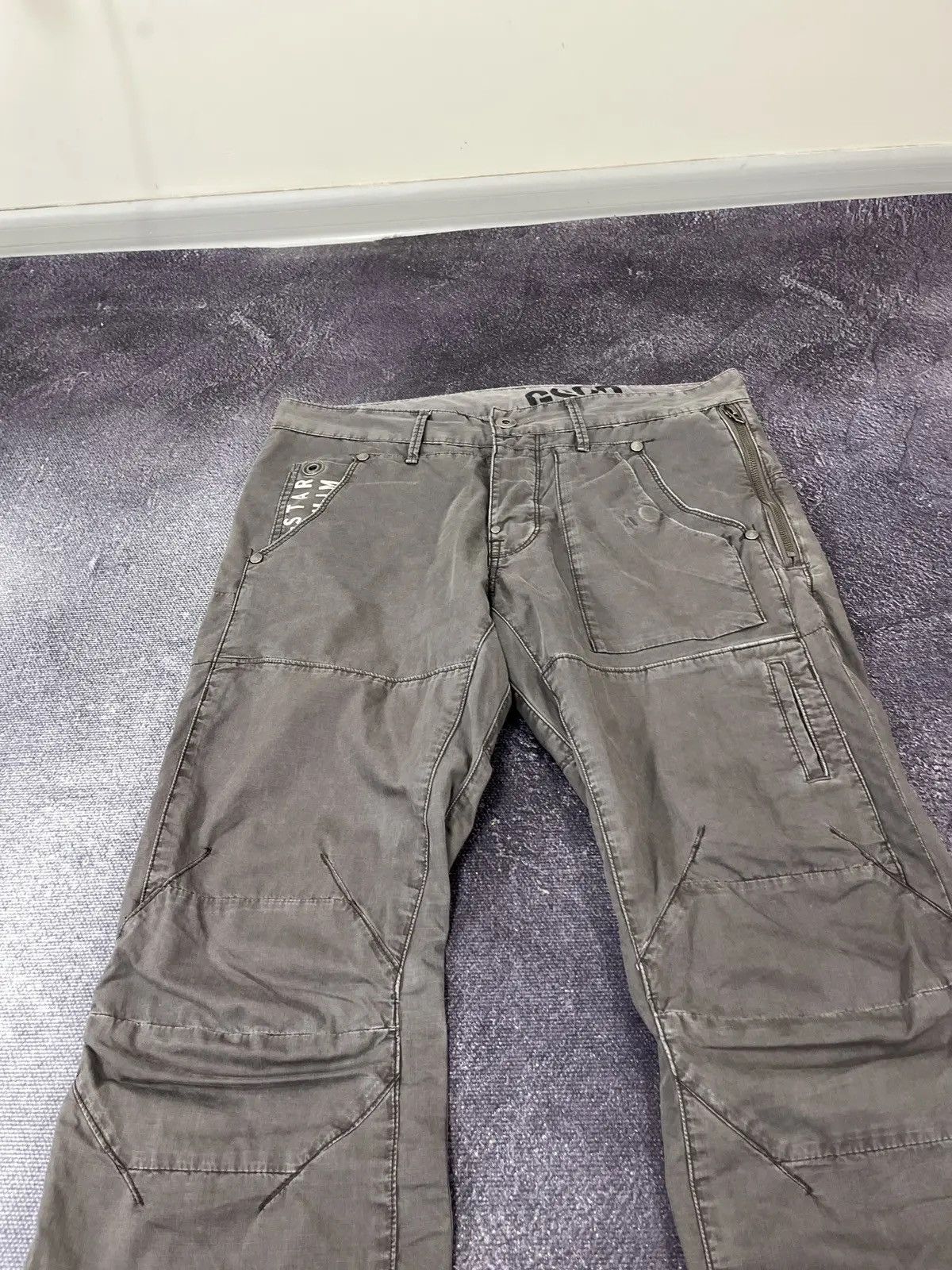 G-Star × Vintage Vintage G Star Raw Y2K Embroidered Logo Japanese Pants Size US 32 / EU 48 - 4 Thumbnail