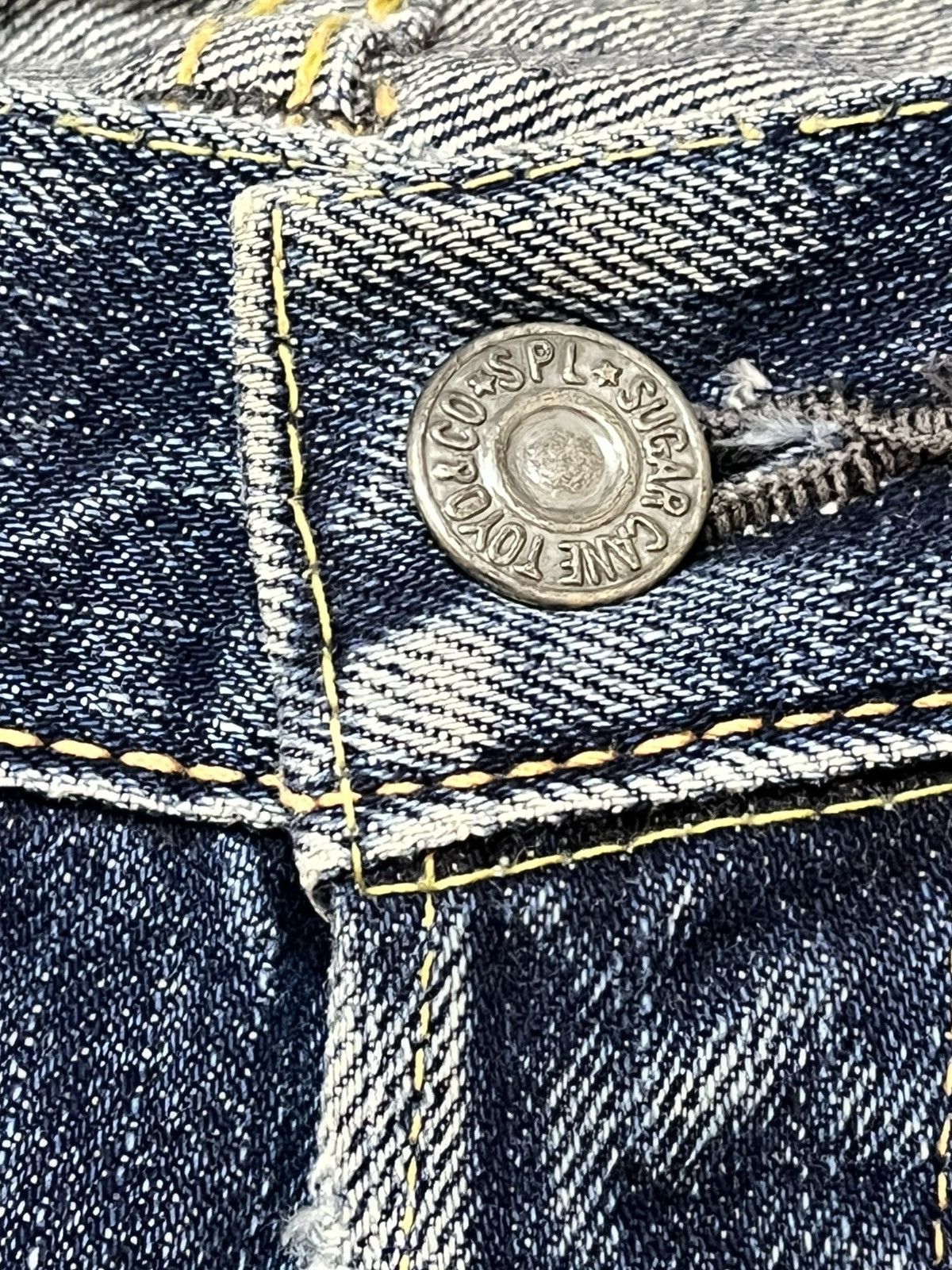 Sugar Cane Vintage Sugar Cane 1947 Selvedge Distressed Denim Size US 29 - 9 Thumbnail