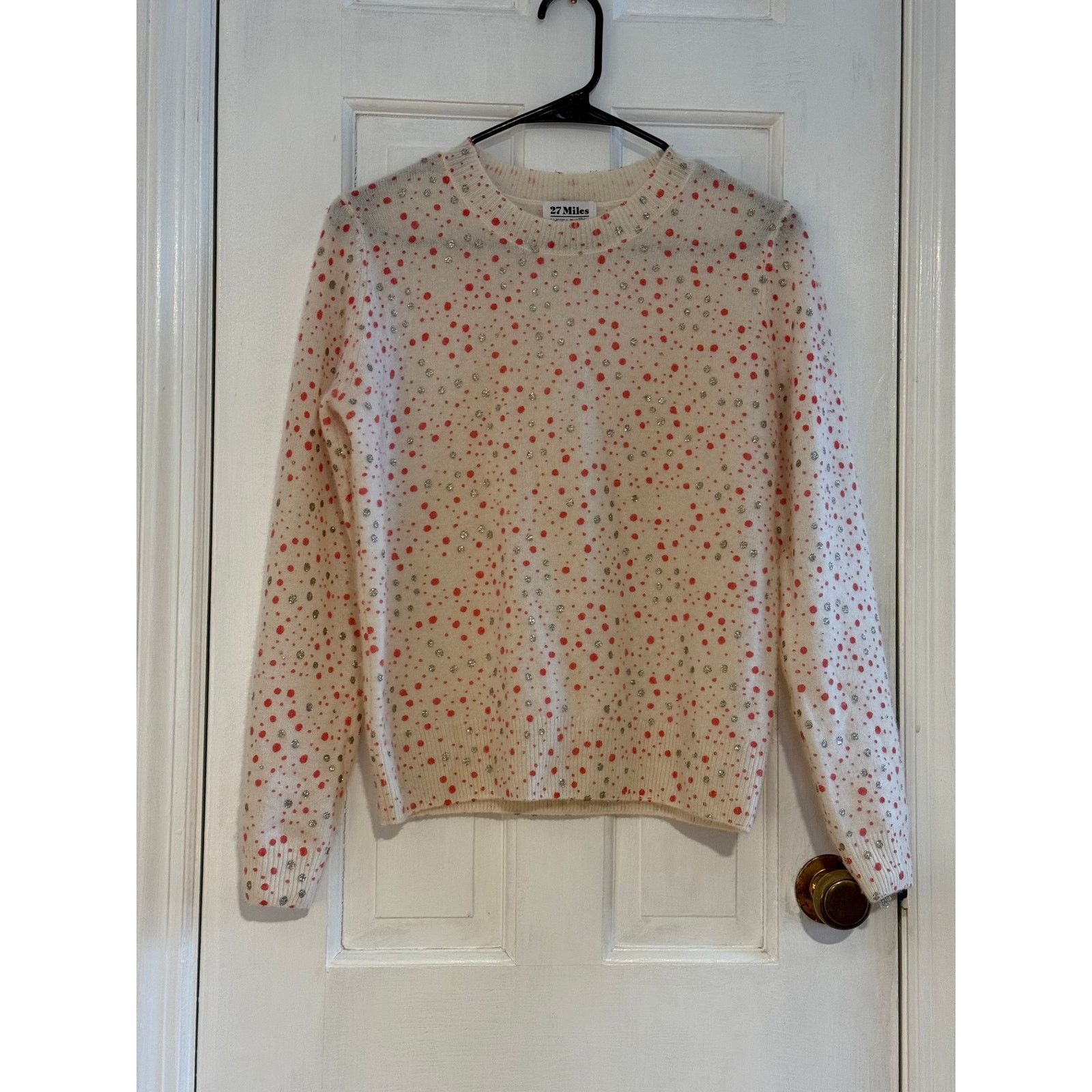 27 Miles 27 Miles Cashmere Sparkle Dot Sweater Size XS Size XS / US 0-2 / IT 36-38 - 1 Thumbnail