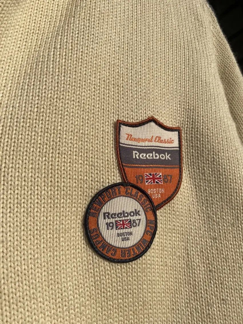 Reebok Vintage Reebok Sweater 1/3 Zip Beige Size US S / EU 44-46 / 1 - 7 Thumbnail