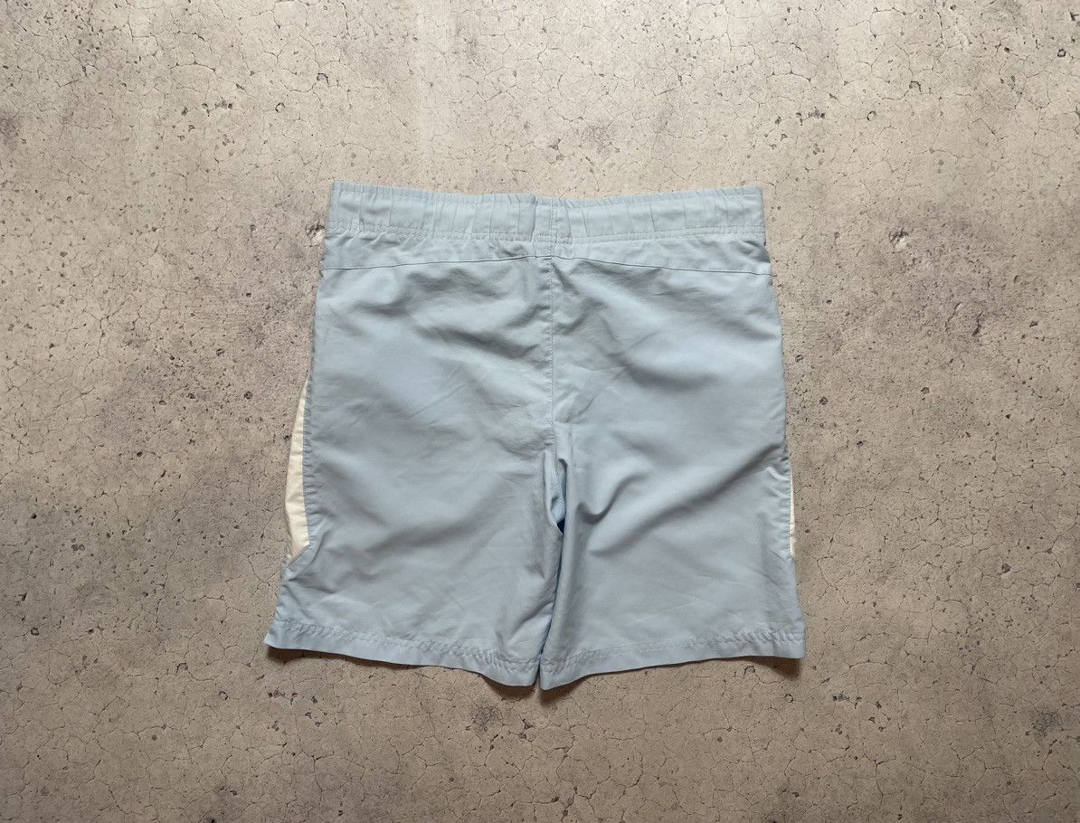 Nike × Vintage Vintage Nylon Blue Nike Drill Y2K Swoosh Shorts Size US 32 / EU 48 - 3 Thumbnail