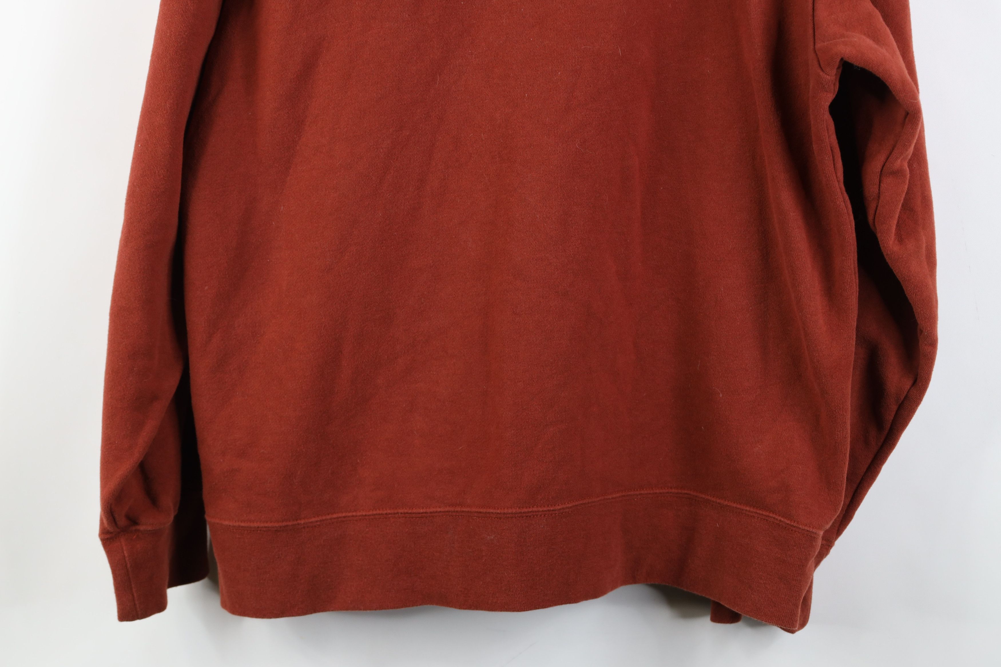 The North Face Vintage Y2K The North Face Logo Heavy Full Zip Hoodie Rust Size US S / EU 44-46 / 1 - 14 Thumbnail