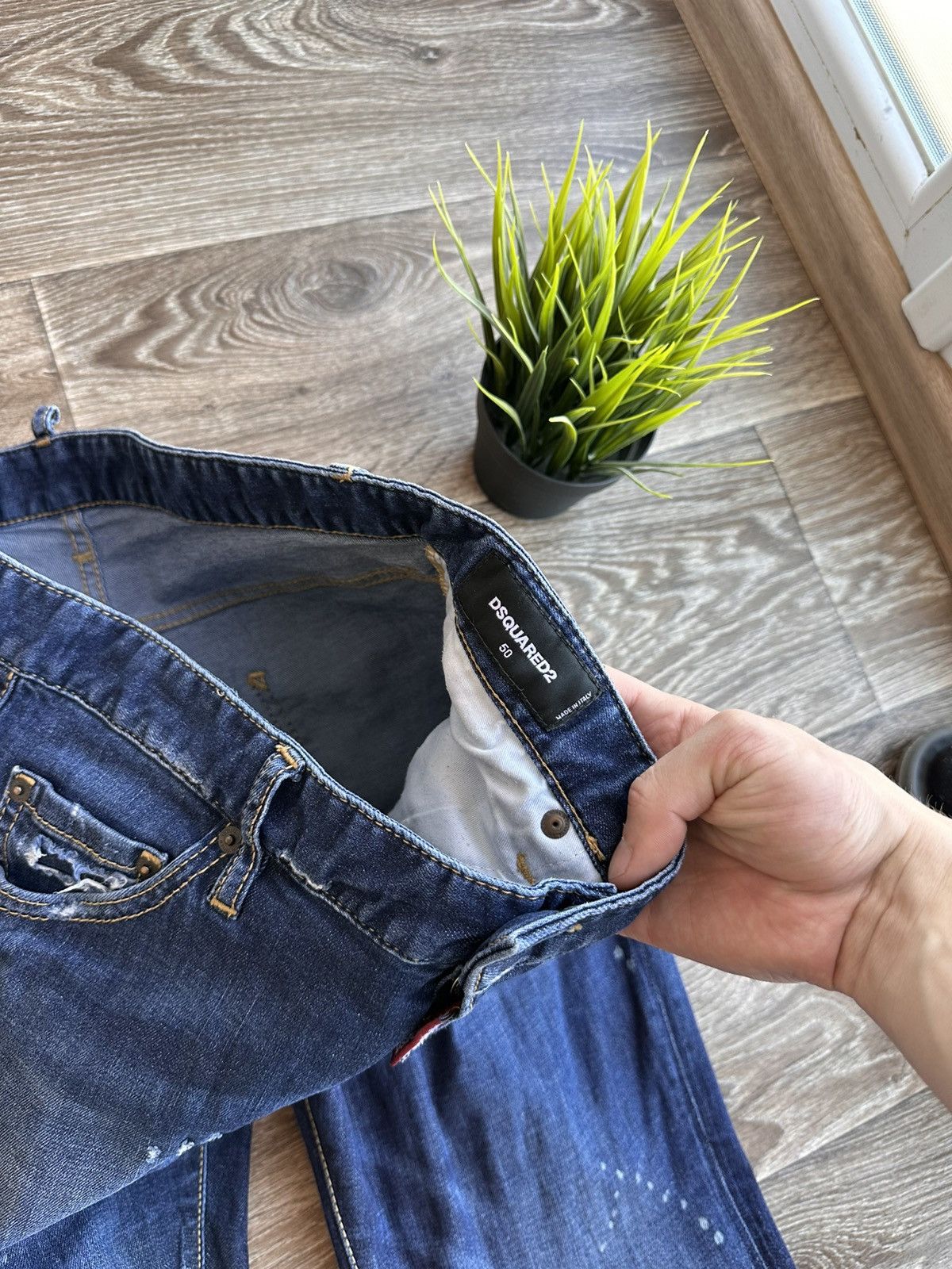 Dsquared2 🔥 Dsquared2 Skinny Distressed Denim Jeans Pants Cool Guy Y2K Size US 34 / EU 50 - 5 Thumbnail