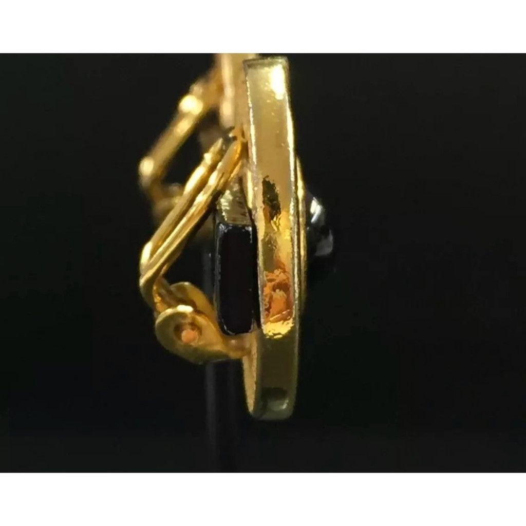 Givenchy Givenchy gold and stone clip earrings Size ONE SIZE - 5 Thumbnail